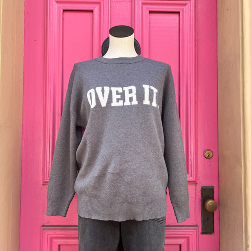 Pink Rose over it sweater size M