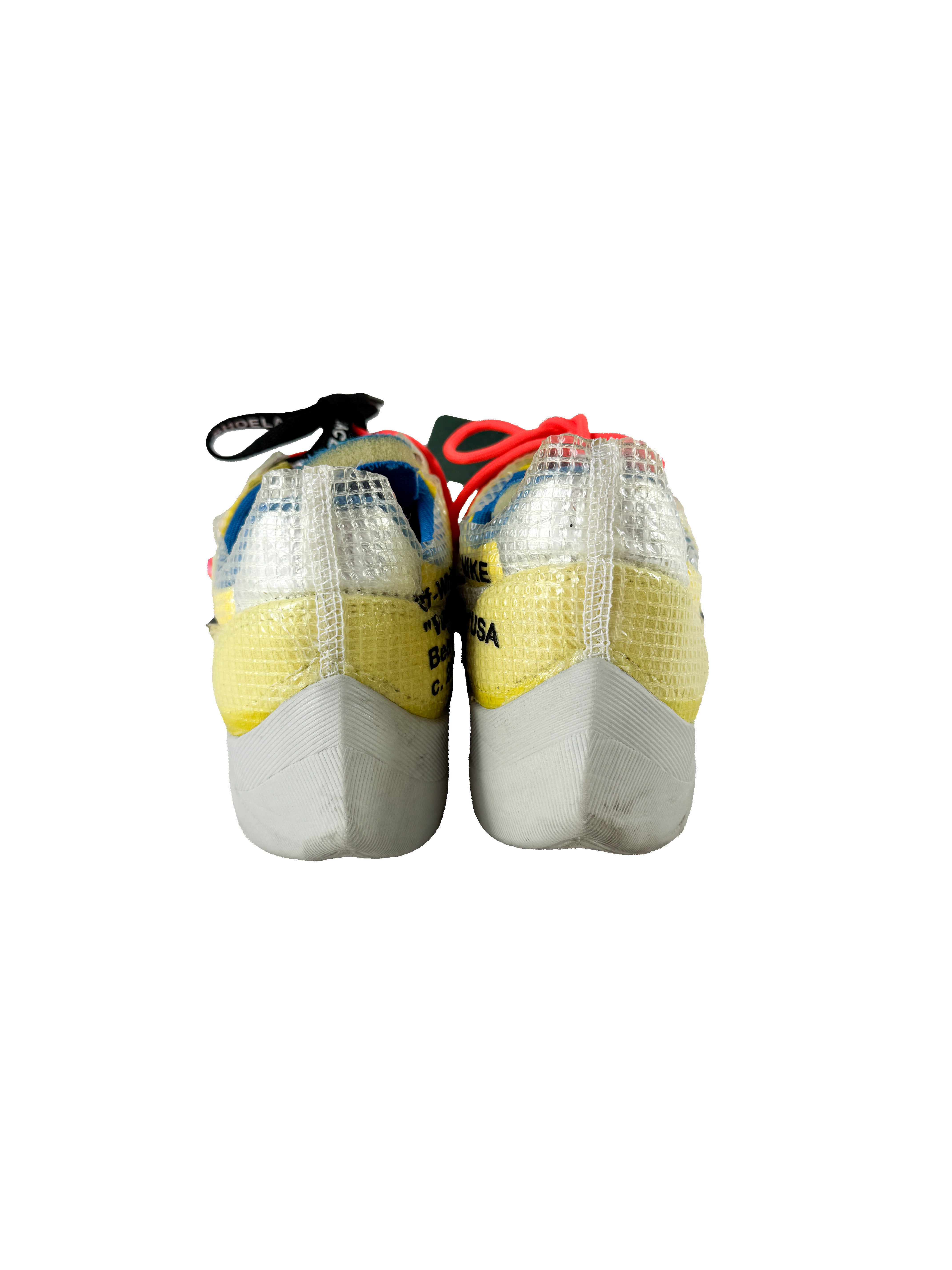 Nike x Off White yellow Vapor street tour sneakers size 7