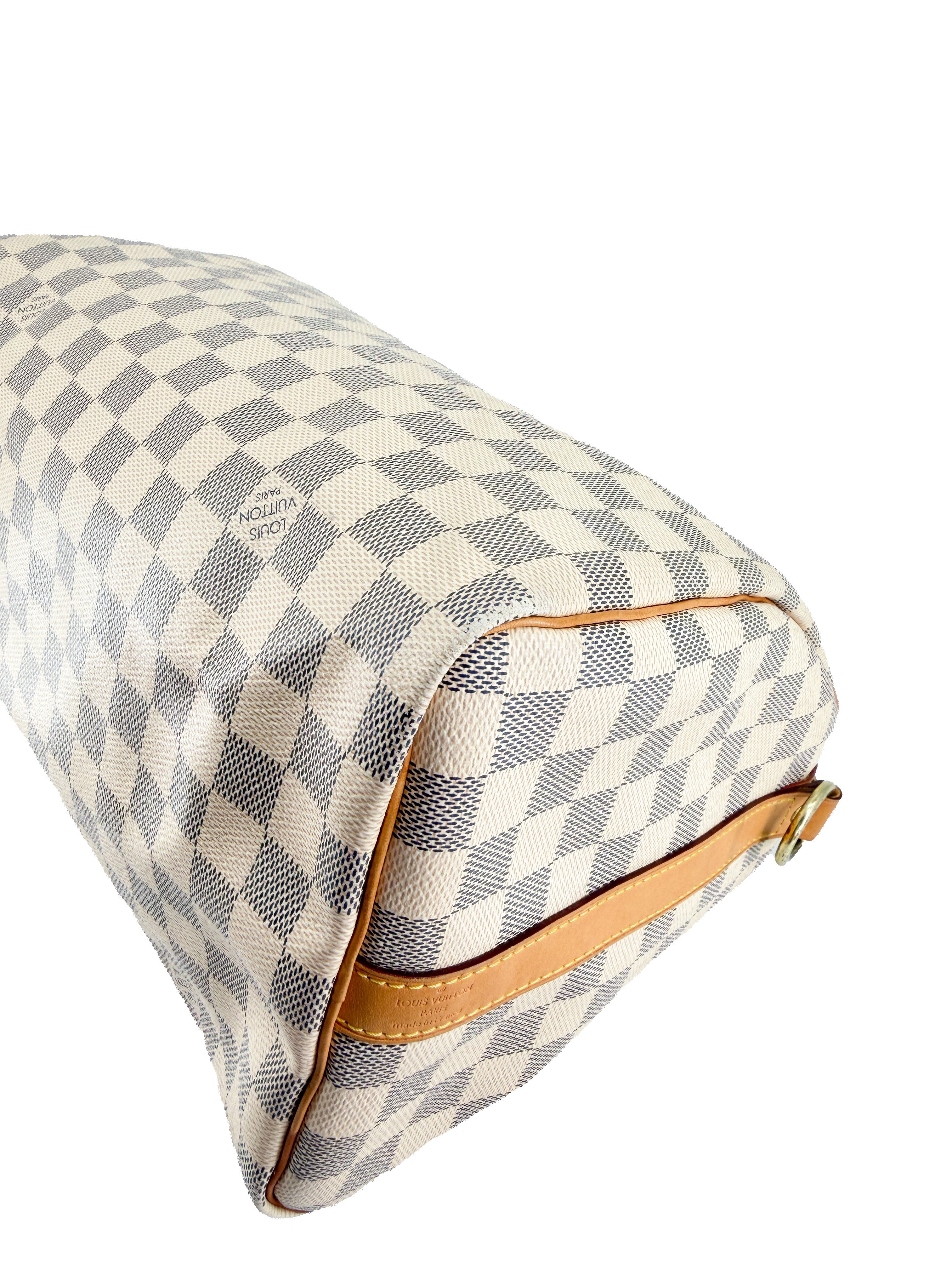 Louis Vuitton damier Azur Speedy 30 bandouliere SP1153