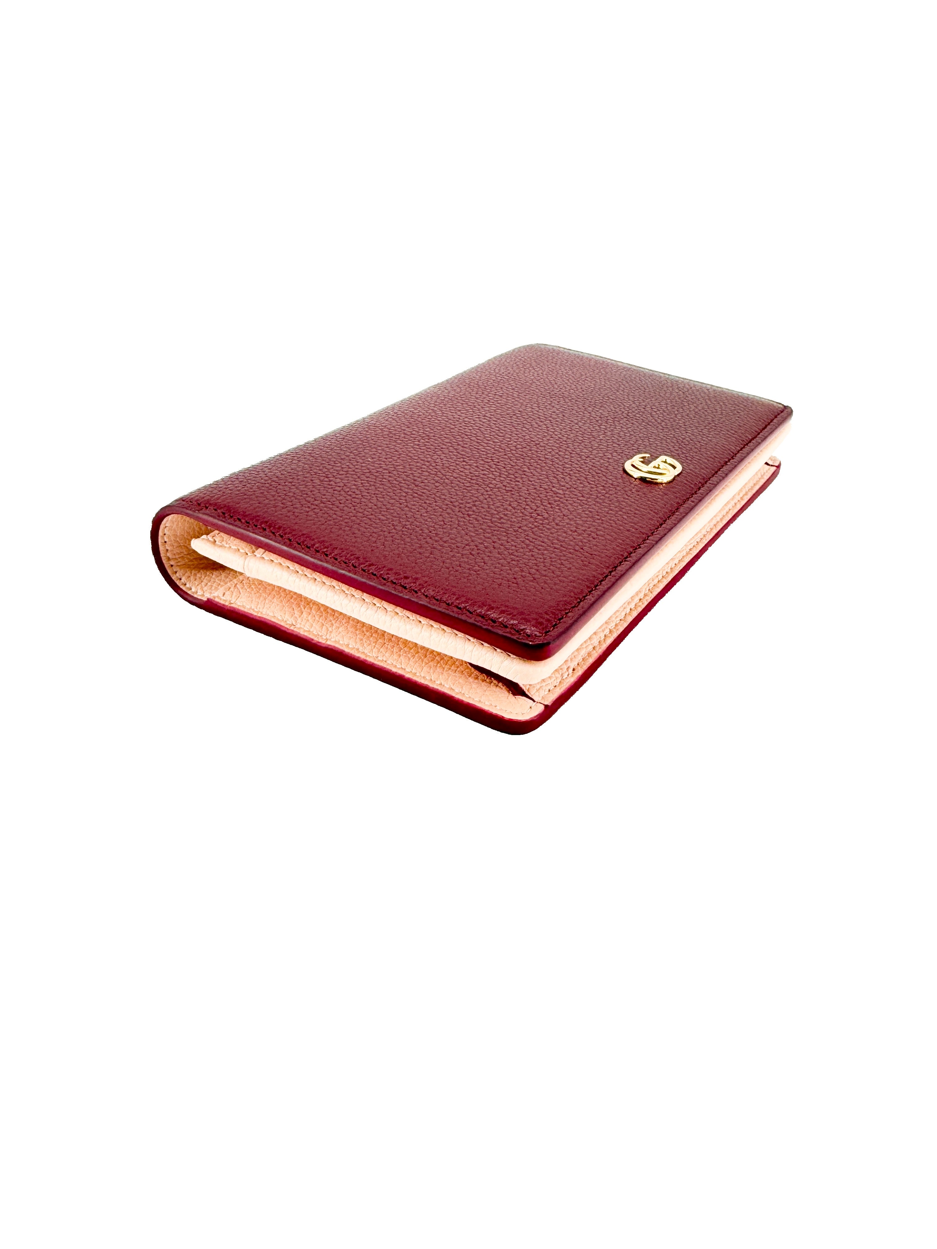 Gucci GG Marmont wallet on chain Rosso Ancora red and pink 497985-493075