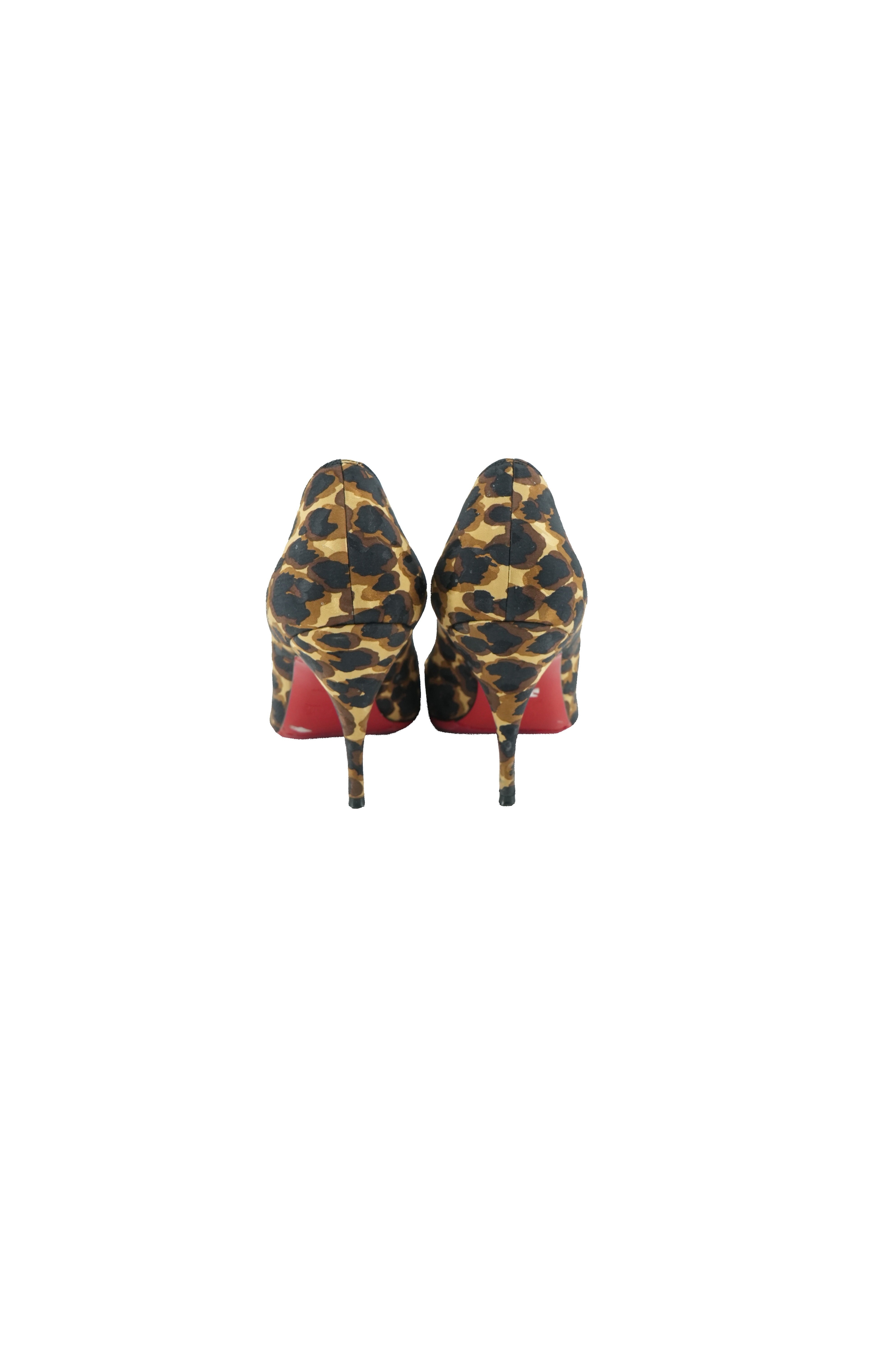 Christian Louboutin leopard print pumps size 38