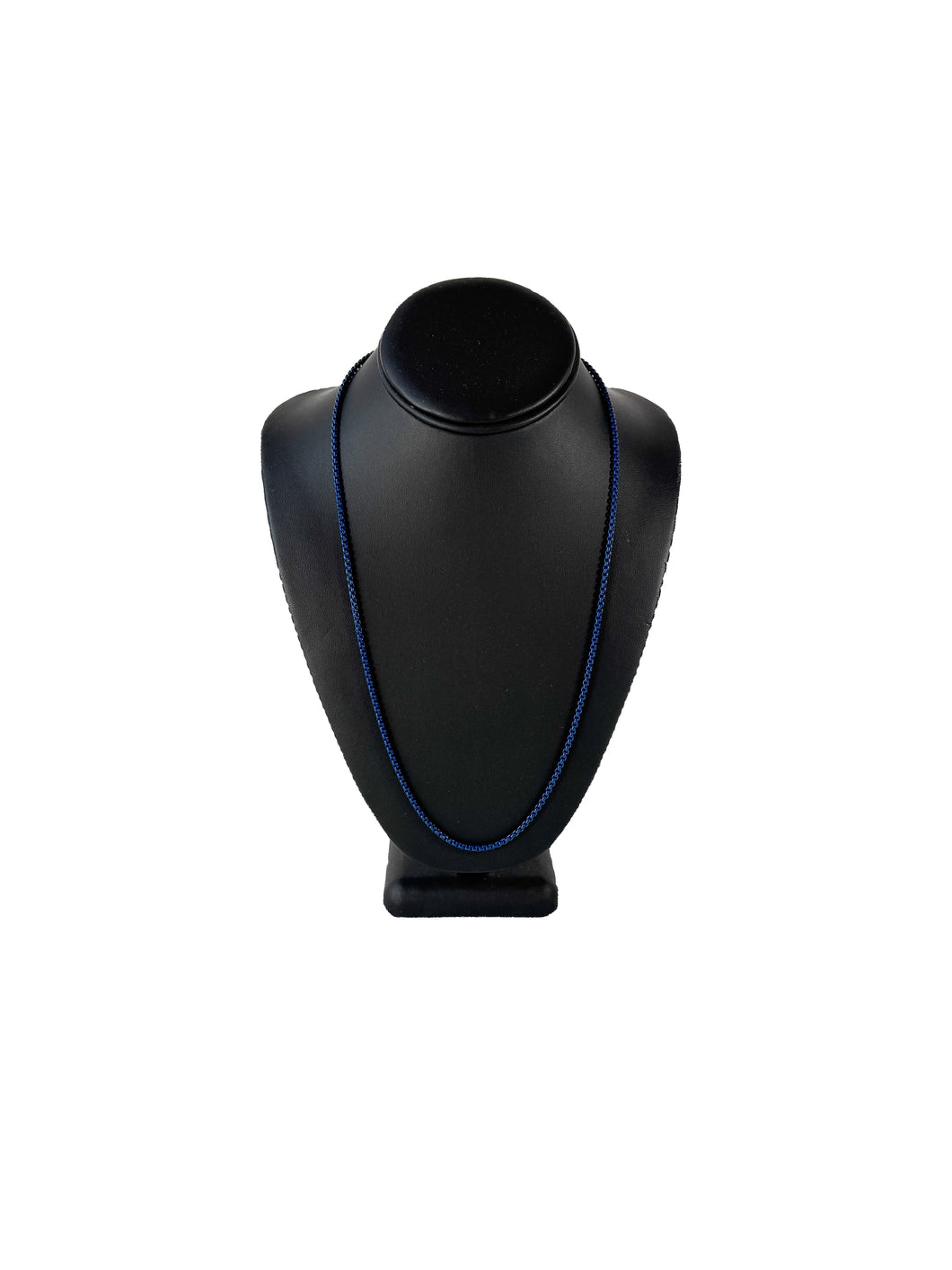 David Yurman navy box chain necklace 4MM