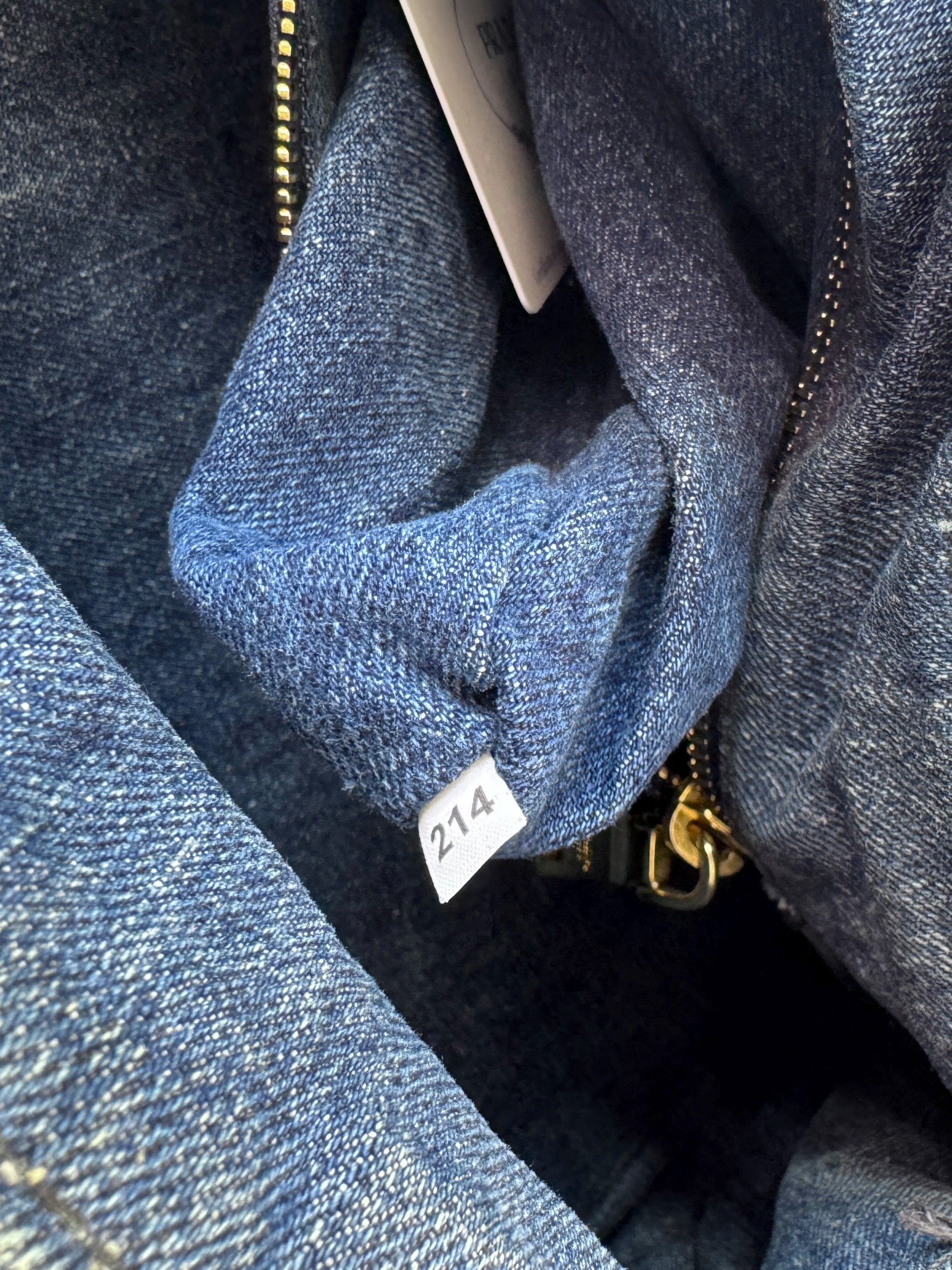 Prada denim Canapa tote 214