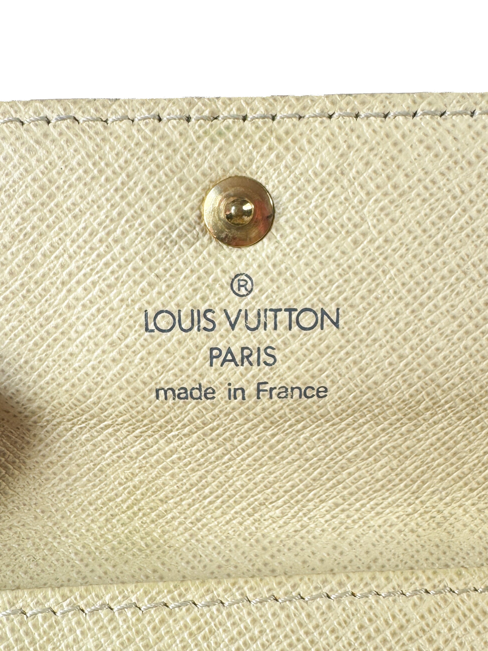 Louis Vuitton damier azur 4 key holder CT1088