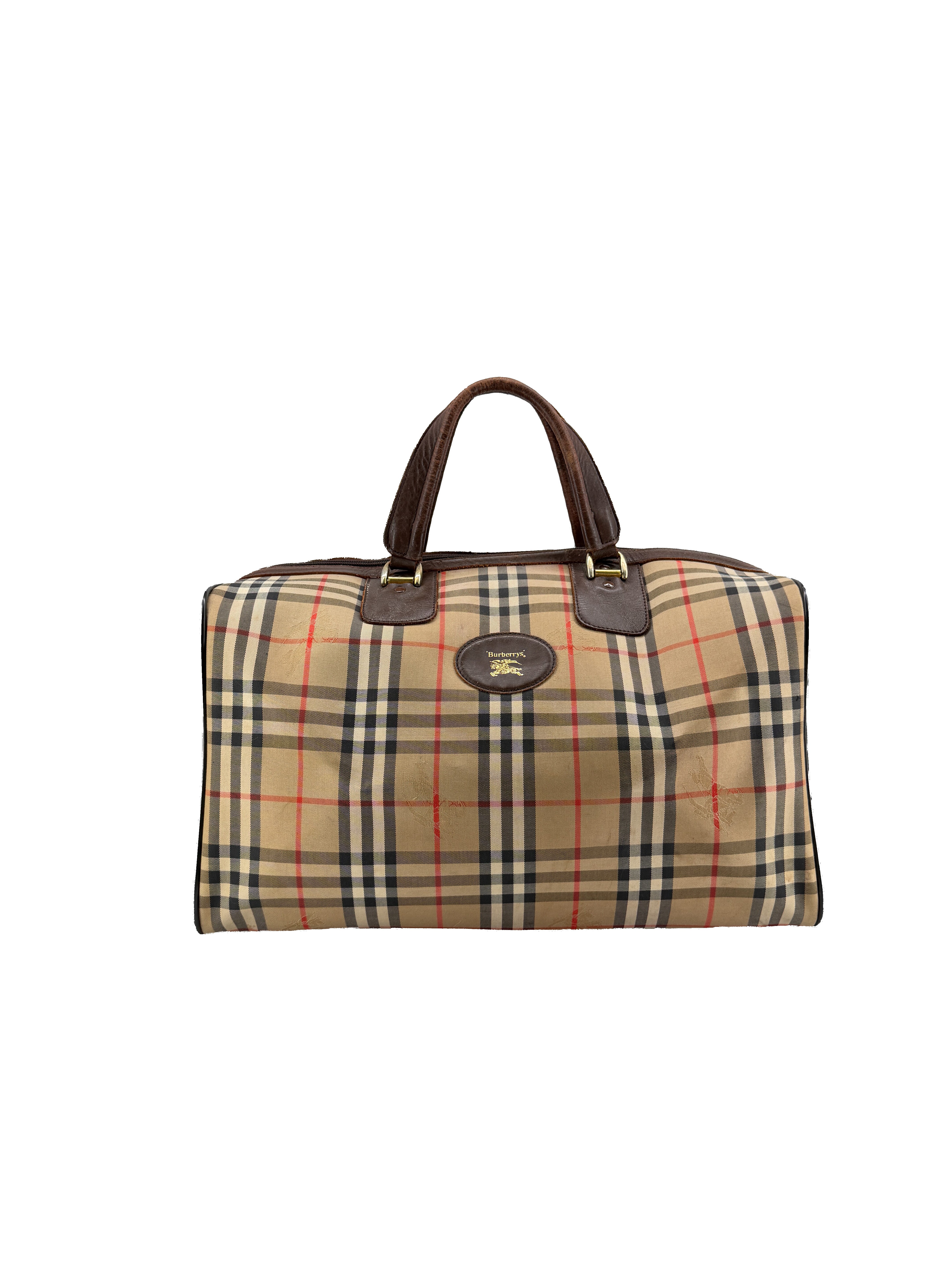 Burberry vintage nova check Boston duffle bag *as is*
