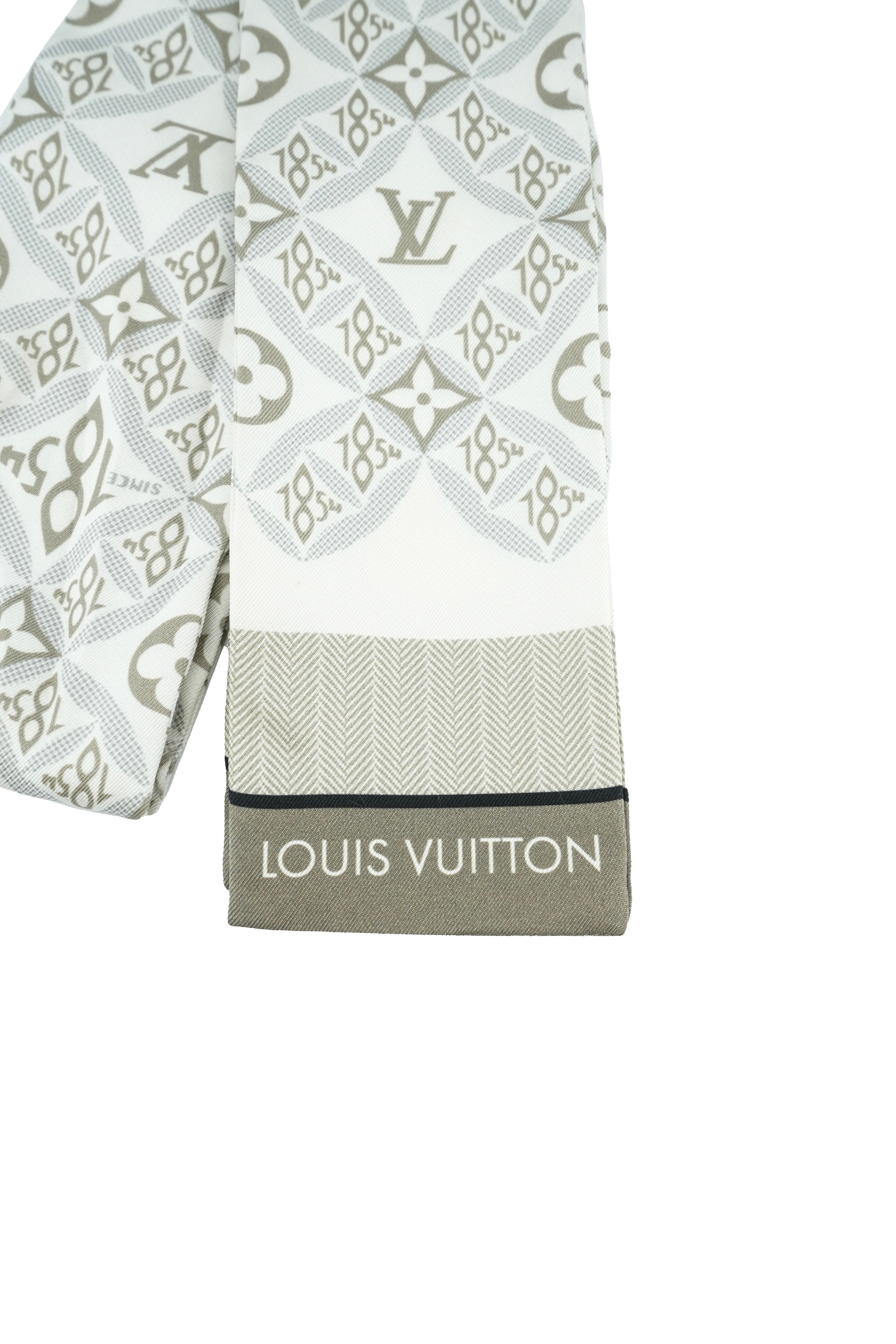 Louis Vuitton Since 1854 white/gray bandeau FF1221