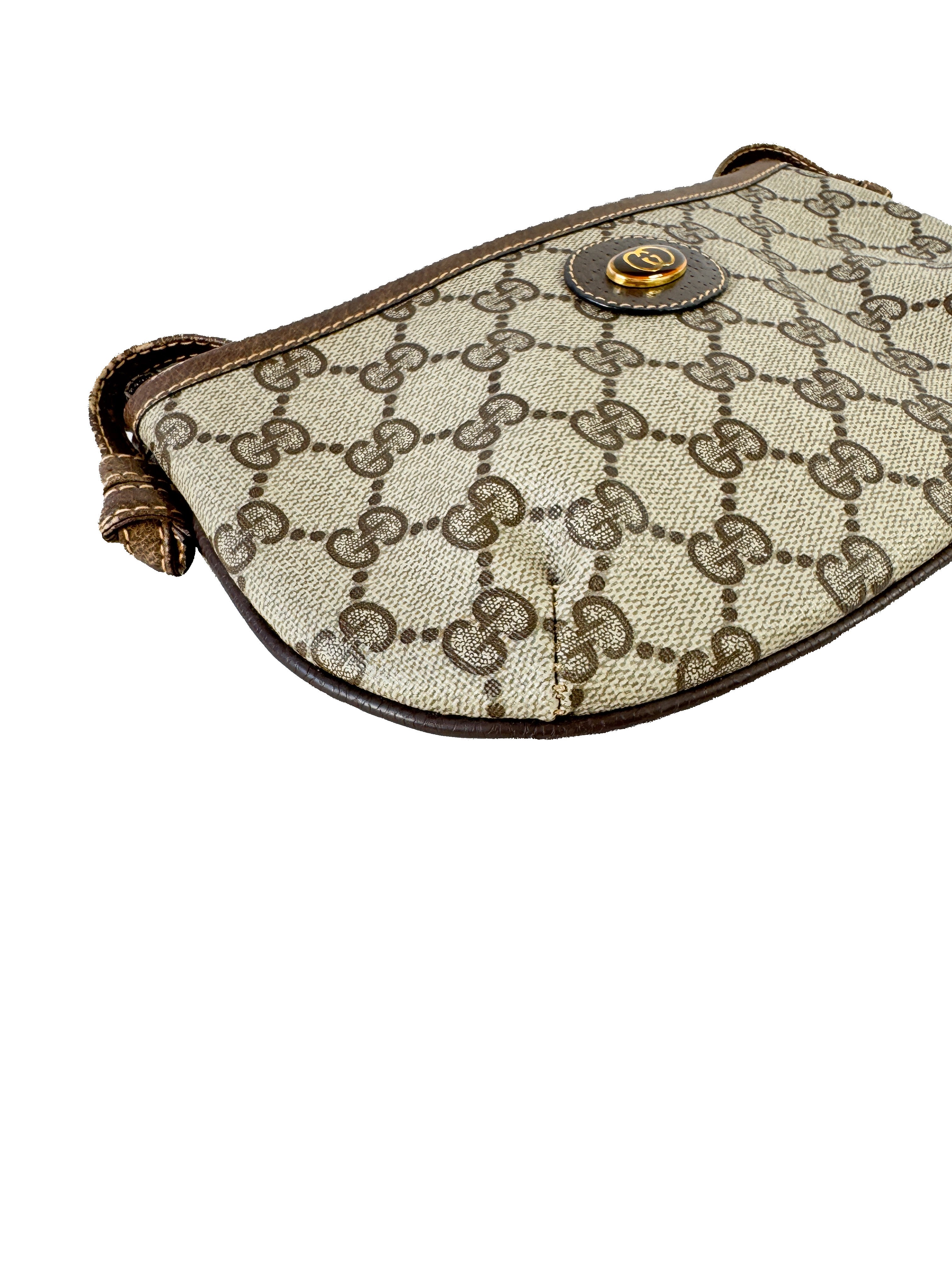 Gucci brown vintage GG crossbody 90402020