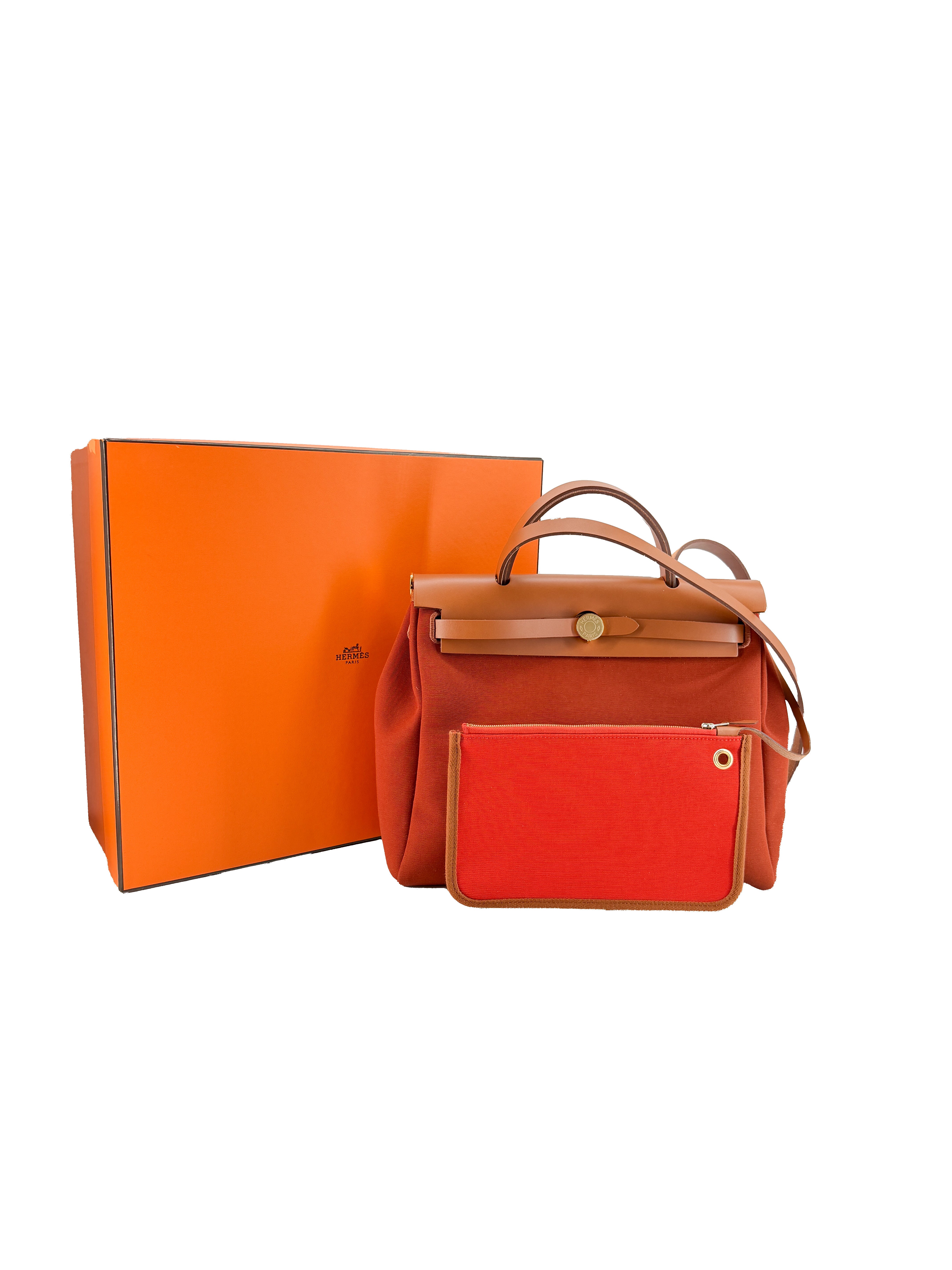 Hermès Herbag Zip 31 Rust U TS 011 AU