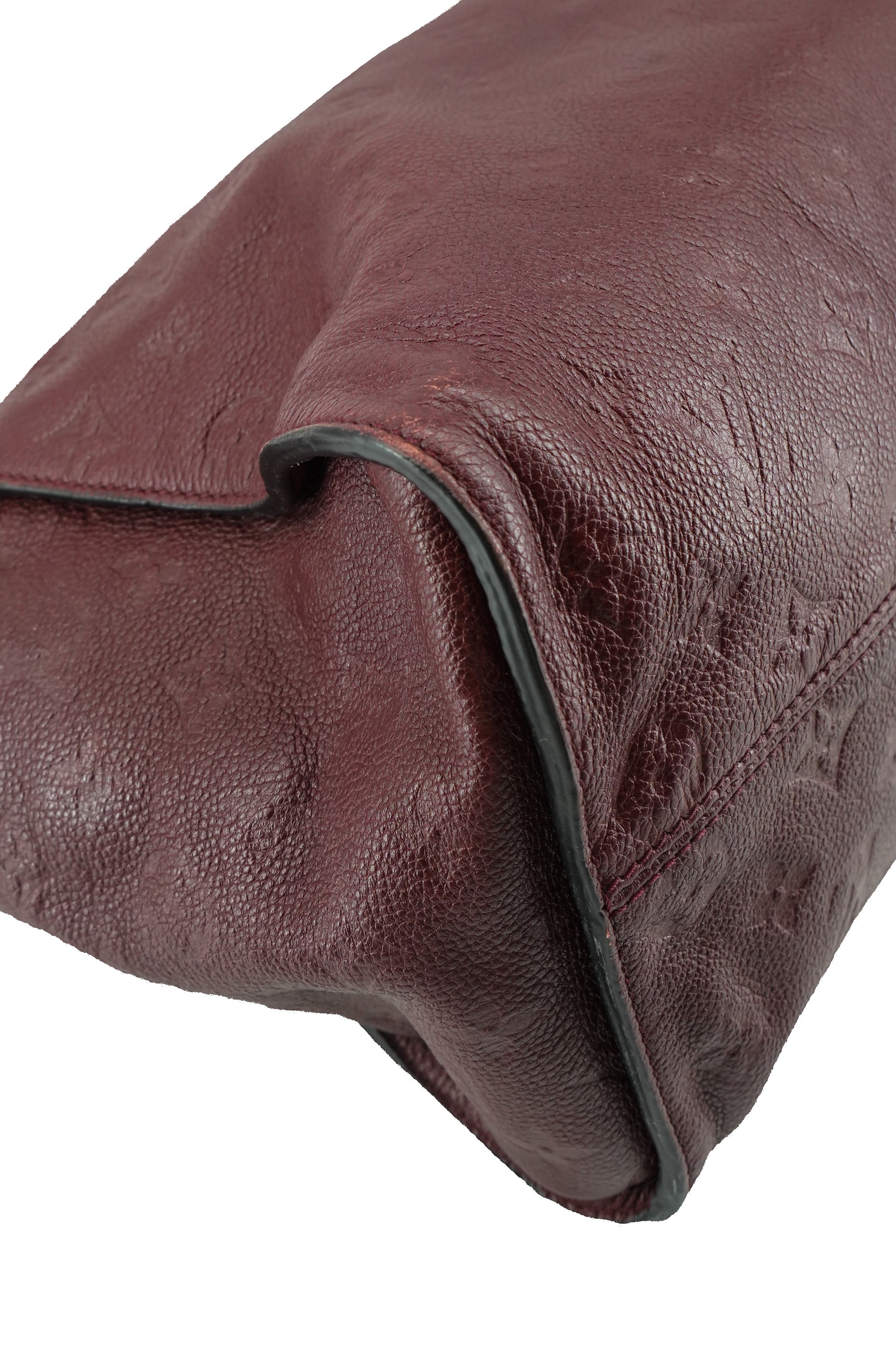 Louis Vuitton burgundy empreinte Lumineuse GM VI0191