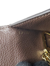 Louis Vuitton brown empreinte leather key pouch TJ1166