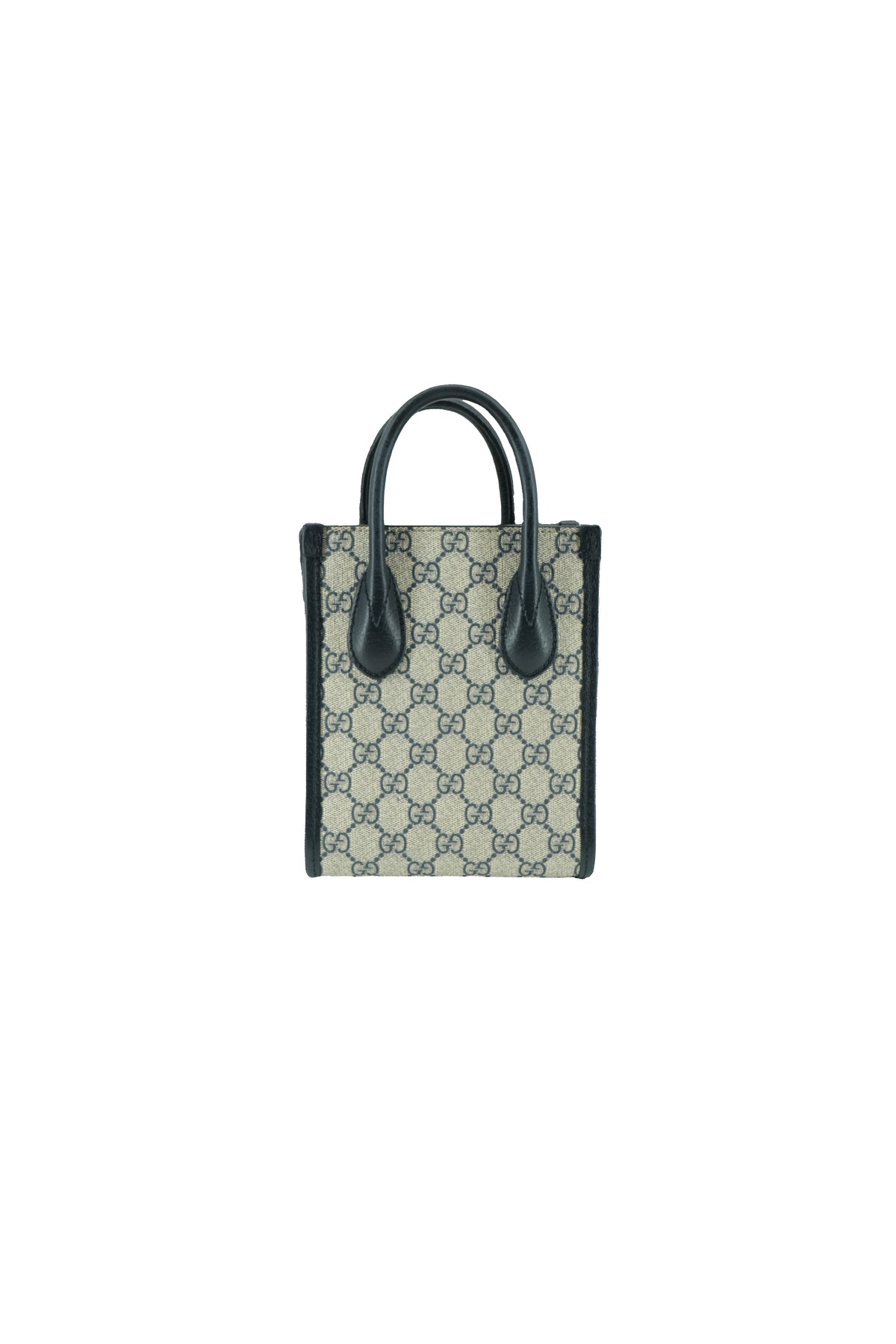 Gucci navy mini Supreme tote