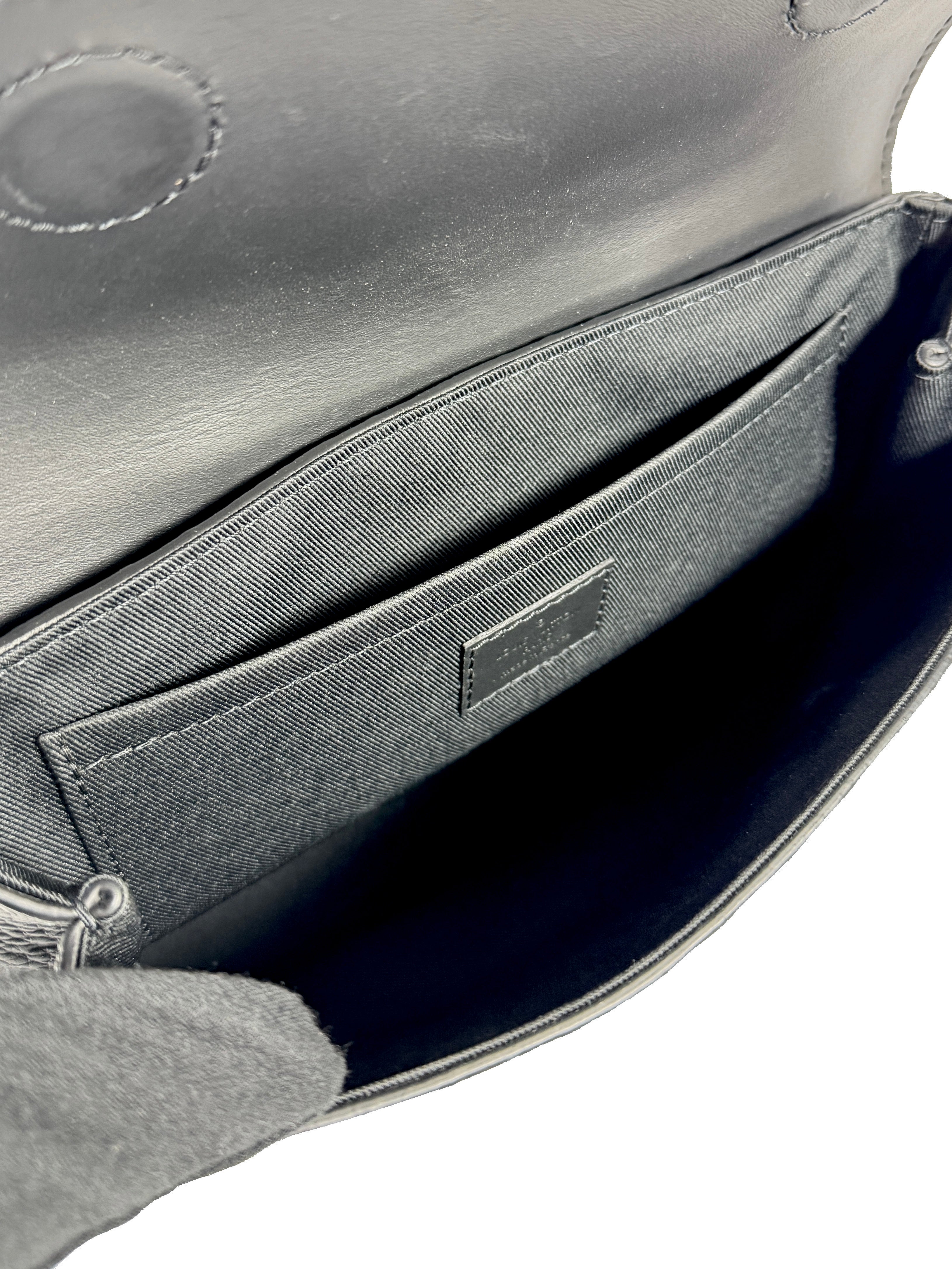 Louis Vuitton Steamer Crossbody Bag Monogram Taurillon Leather PM black (NFC)