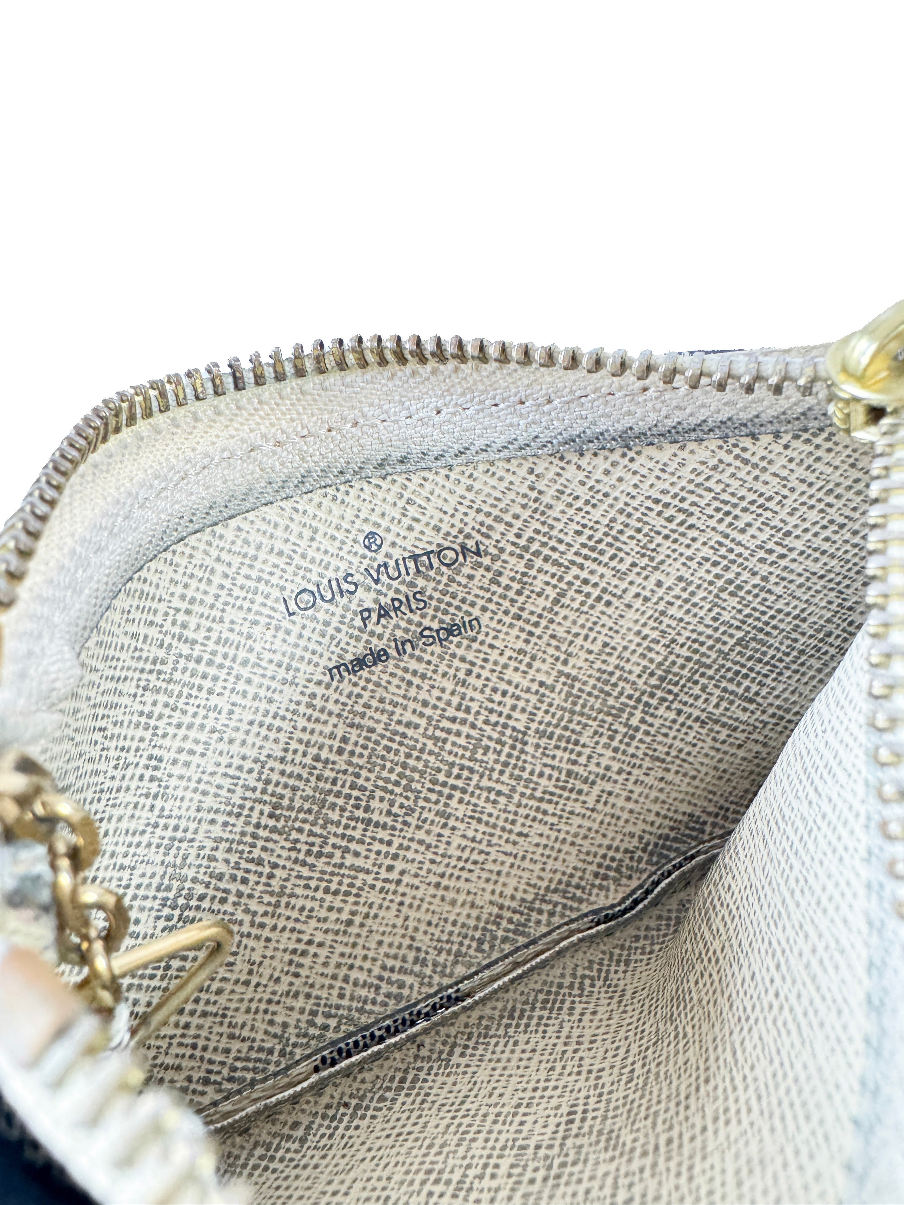 Louis Vuitton damier azur key pouch CA0191