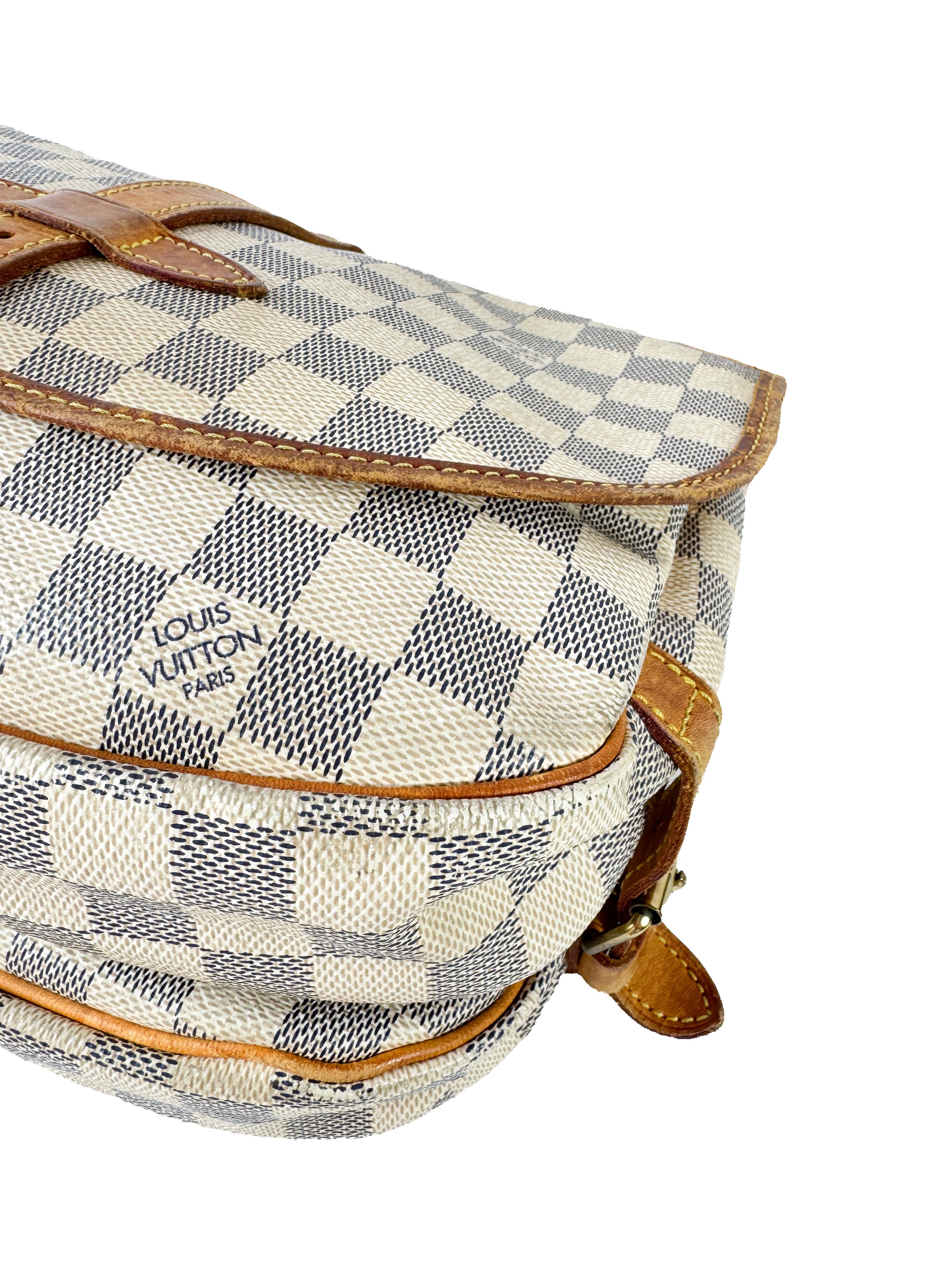 Louis Vuitton damier azur Saumur 30 MB4078