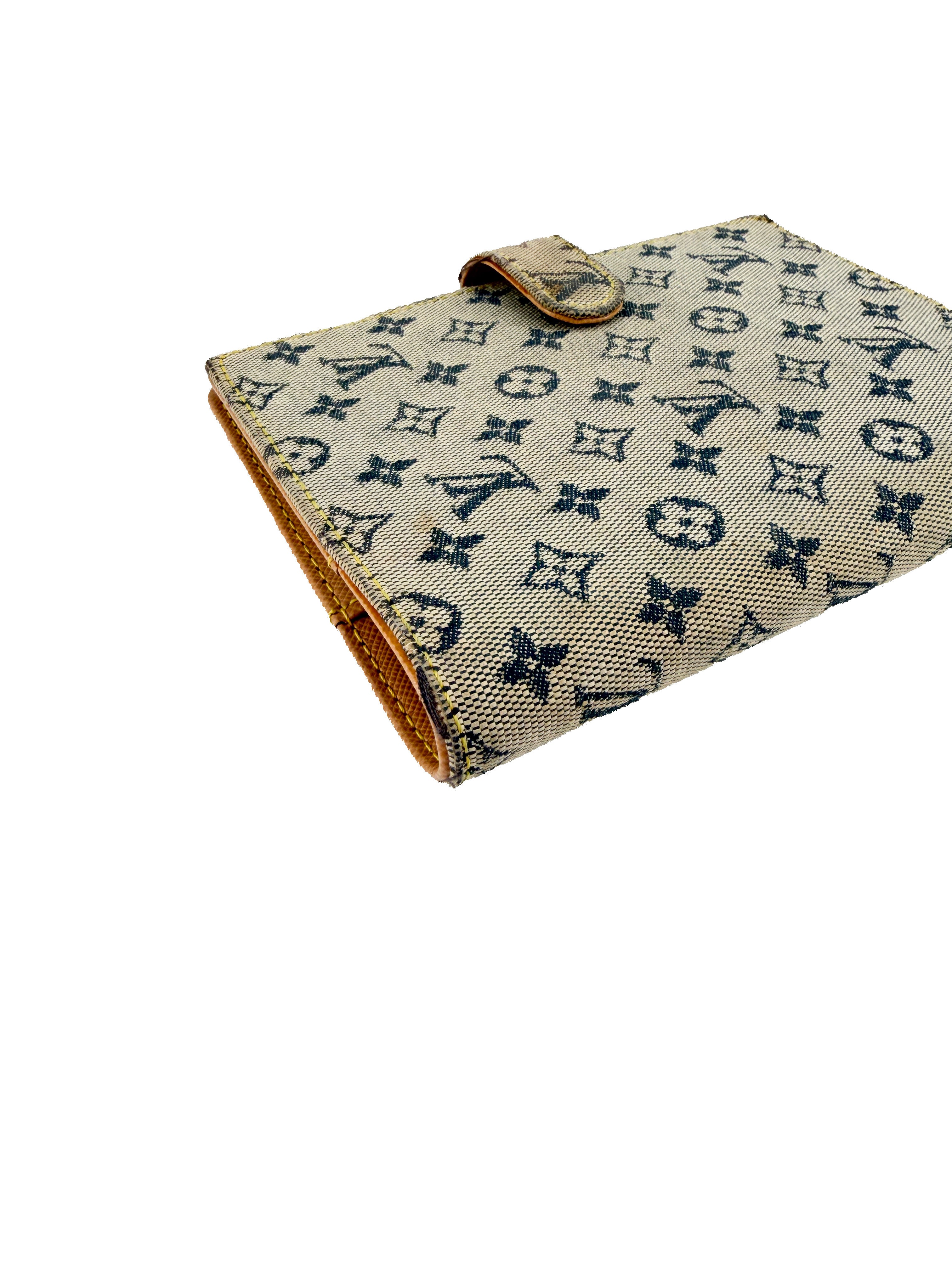 Louis Vuitton navy mini Lin agenda PM CA0090