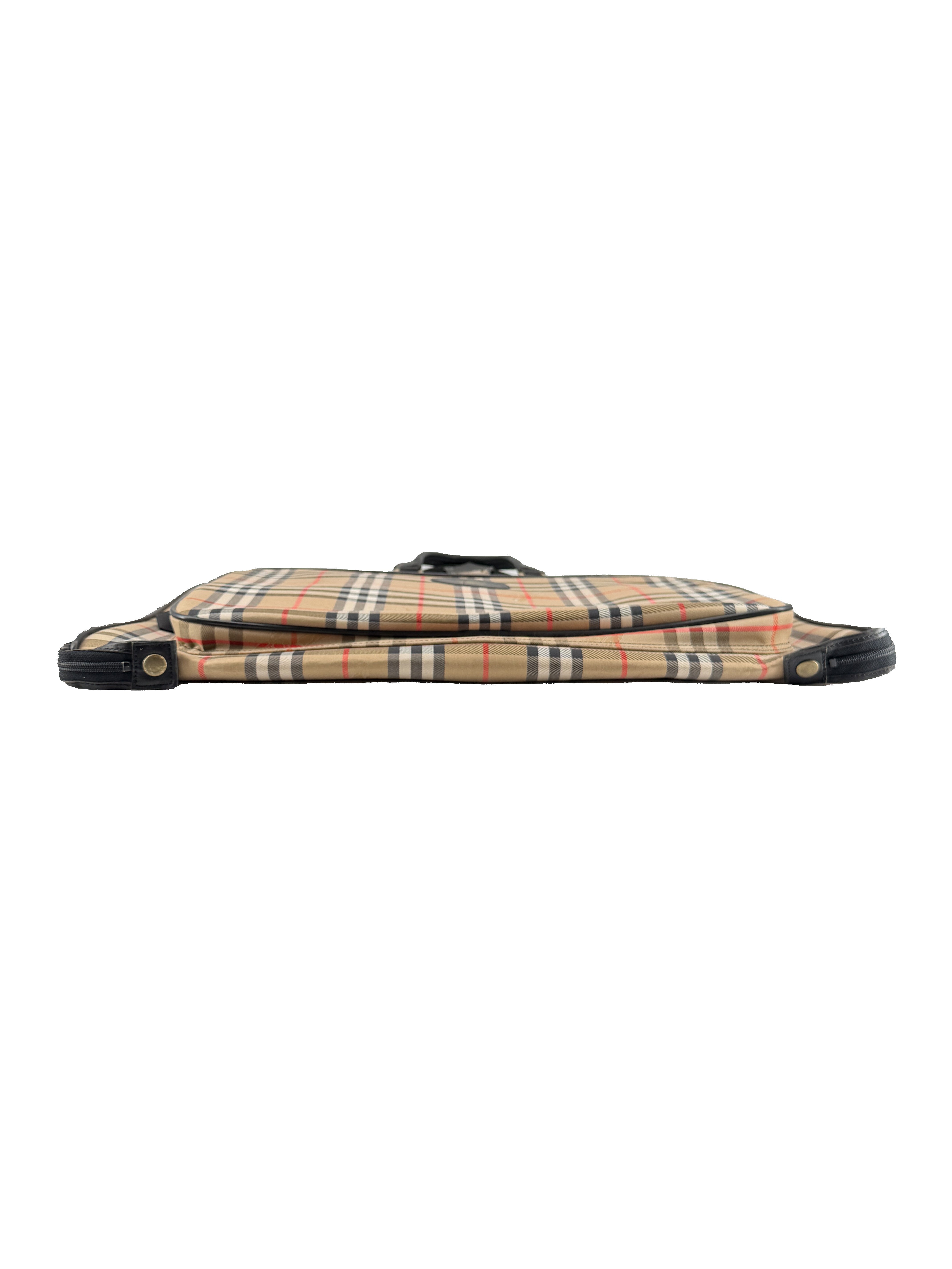 Burberry vintage Nova Check foldable garment bag