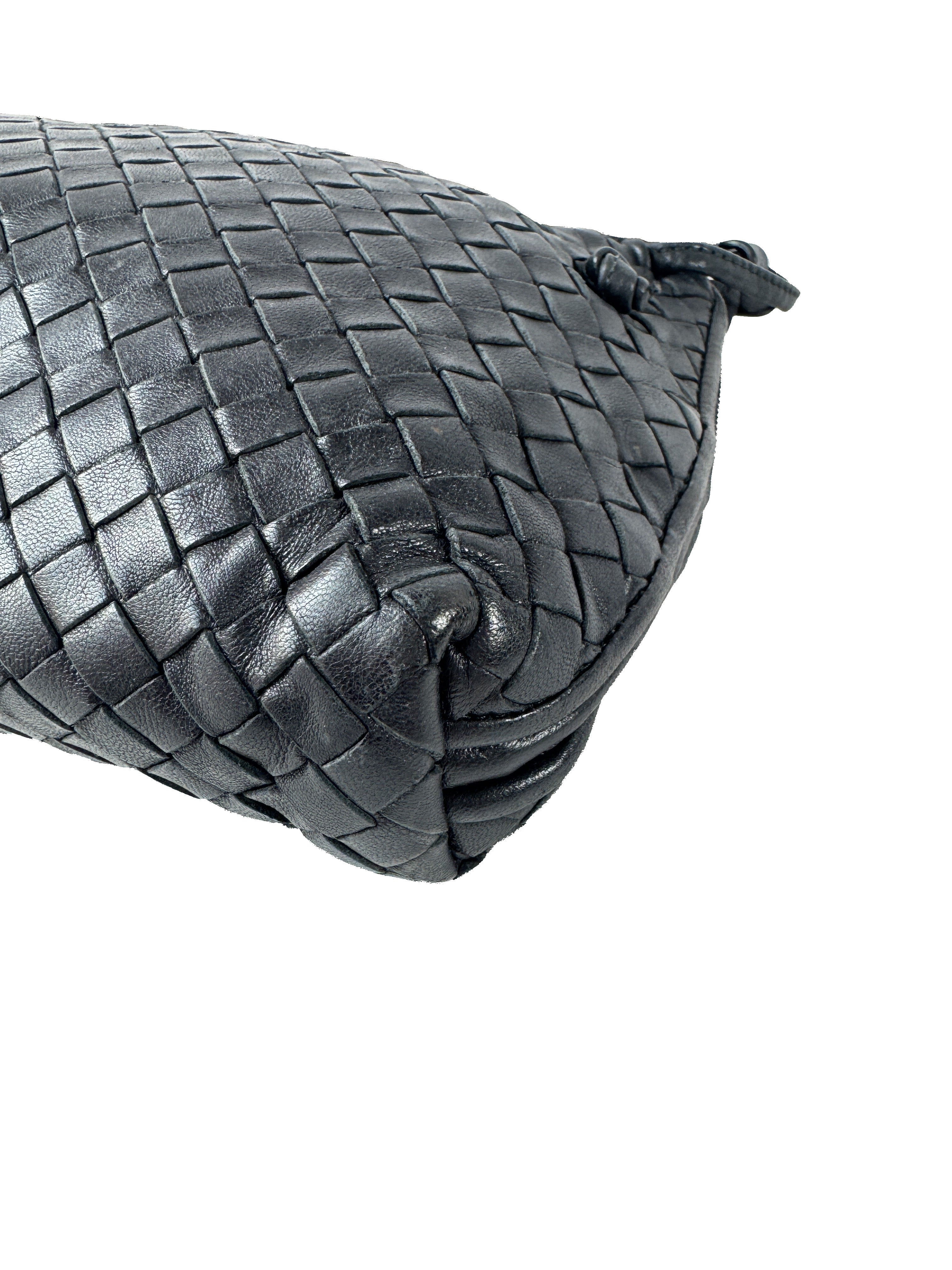 Bottega Veneta black Intrecciato Nodini bag 245354 V0016 8175