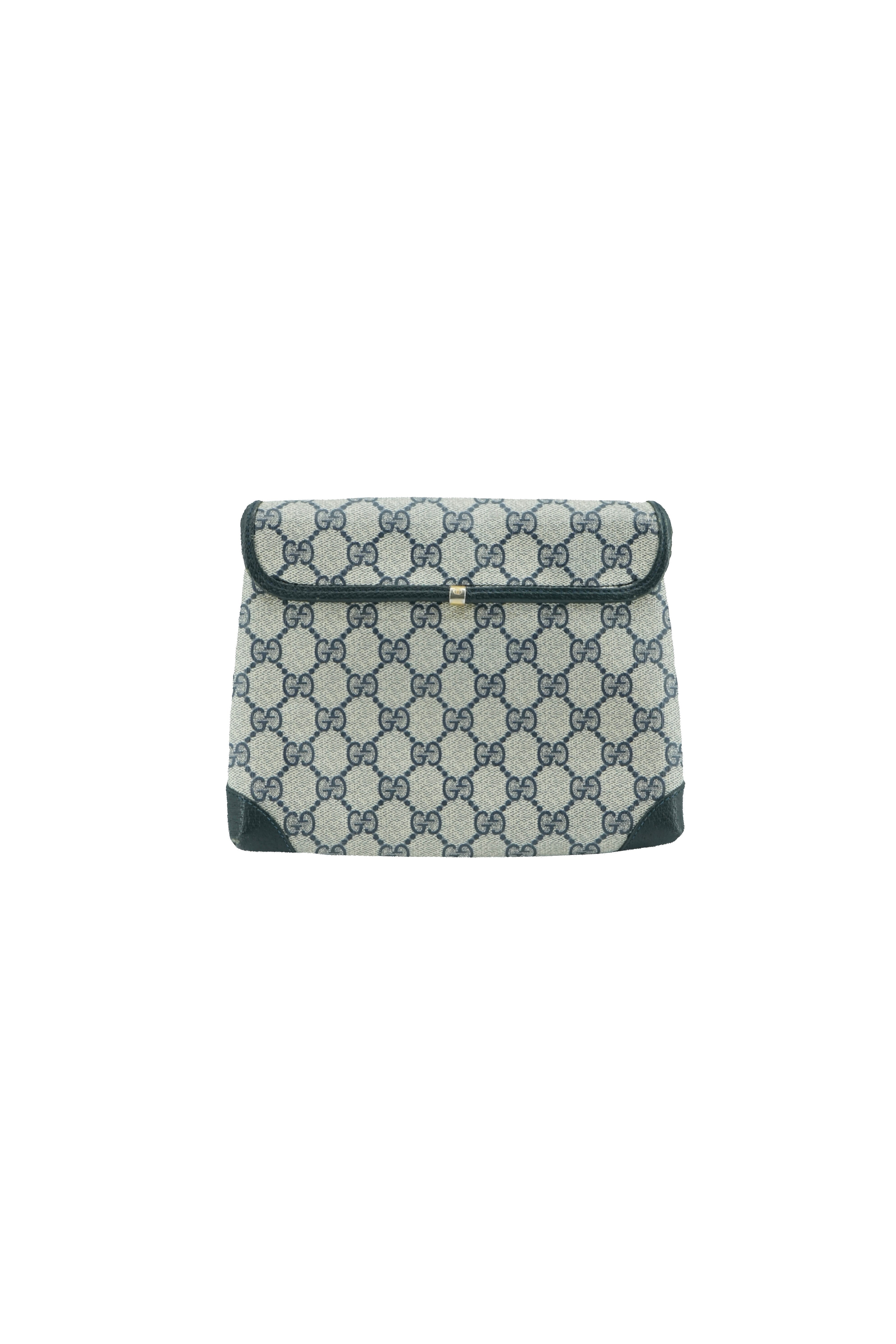 Gucci navy gray GG shoulder bag 007-105-5548