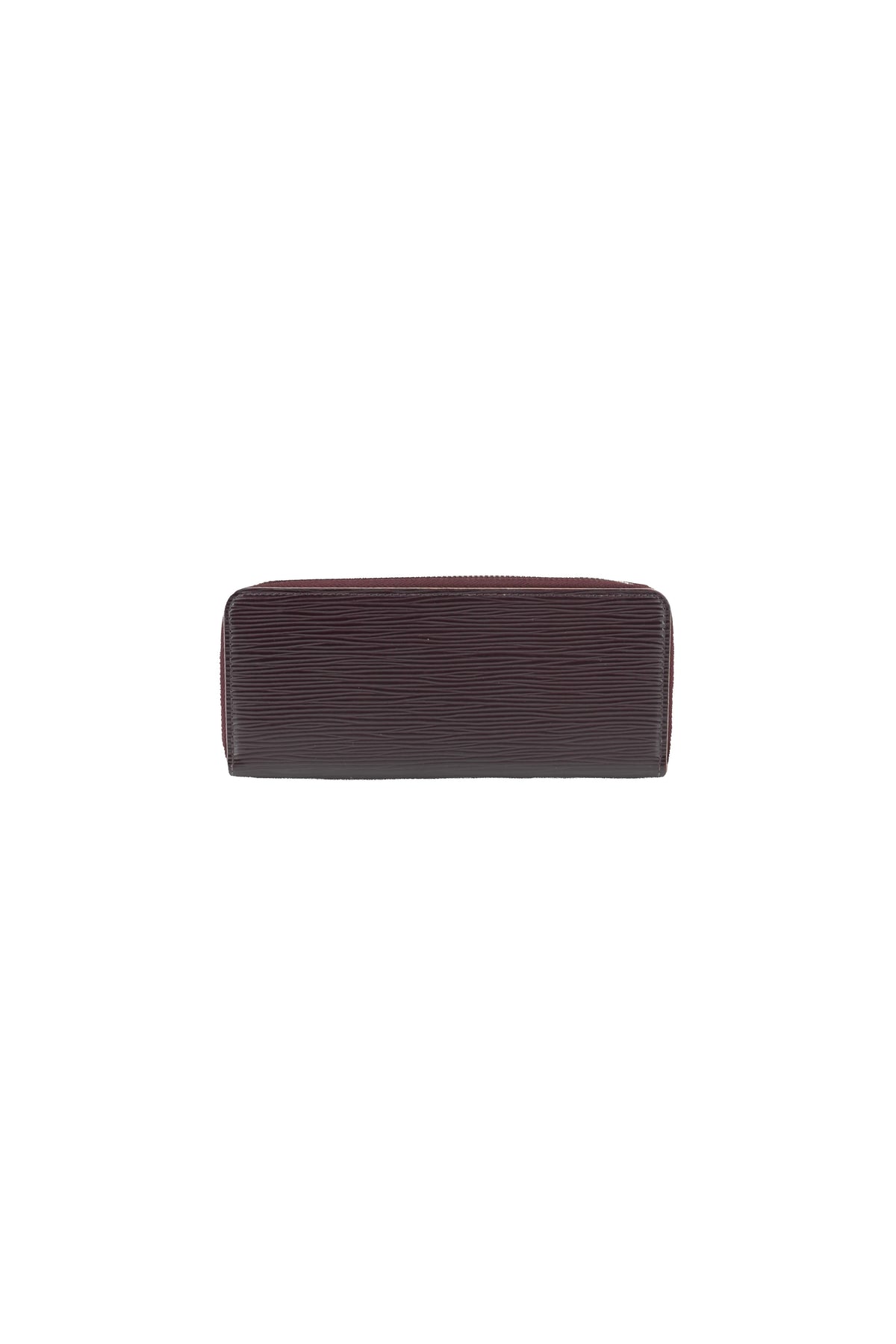 Louis Vuitton burgundy epi Clemence wallet UB1197