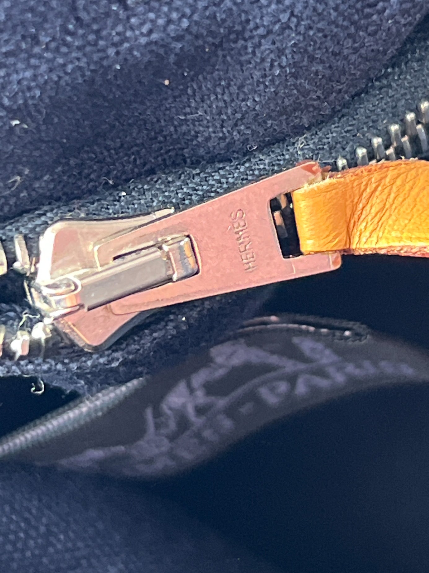 Hermès navy Fourre Tote PM