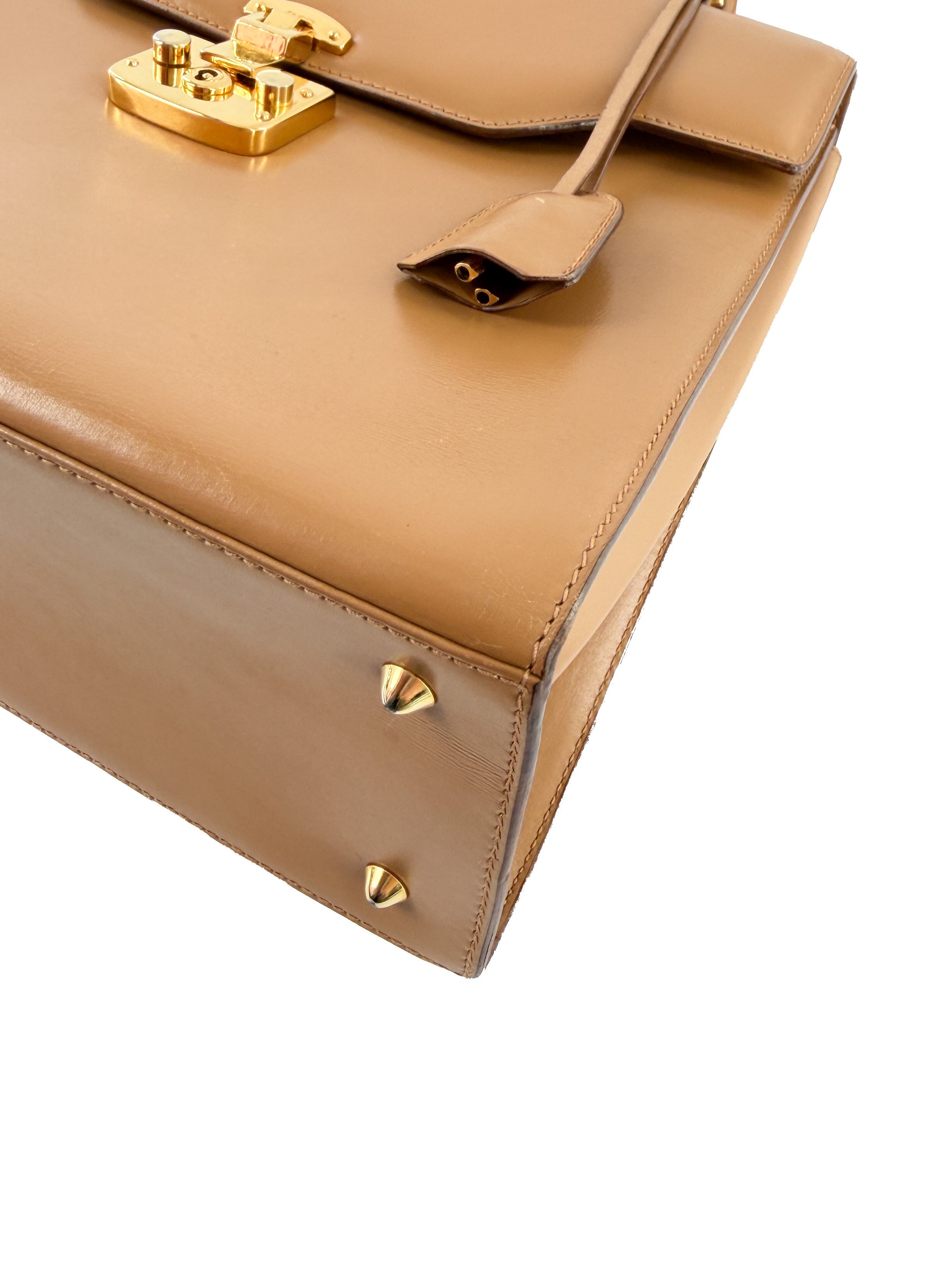 Gucci brown leather vintage Lady Lock large 000/256/0192