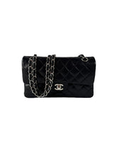 Chanel black classic small lambskin double flap 16299499