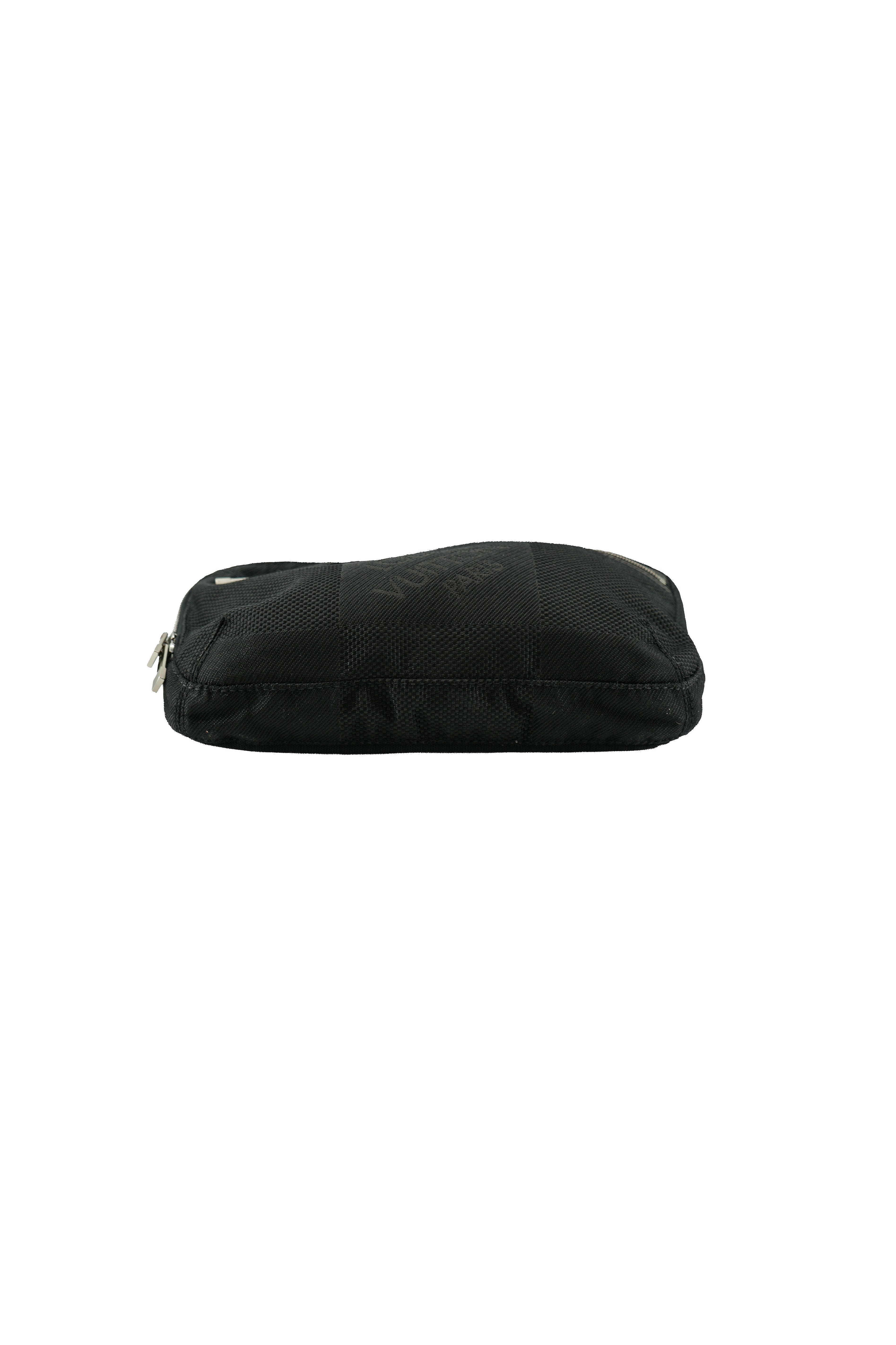 Louis Vuitton black damier Geant Archer waist bag