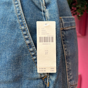 Pilcro and the Letterpress drawstring barrel jeans size 4 NWT
