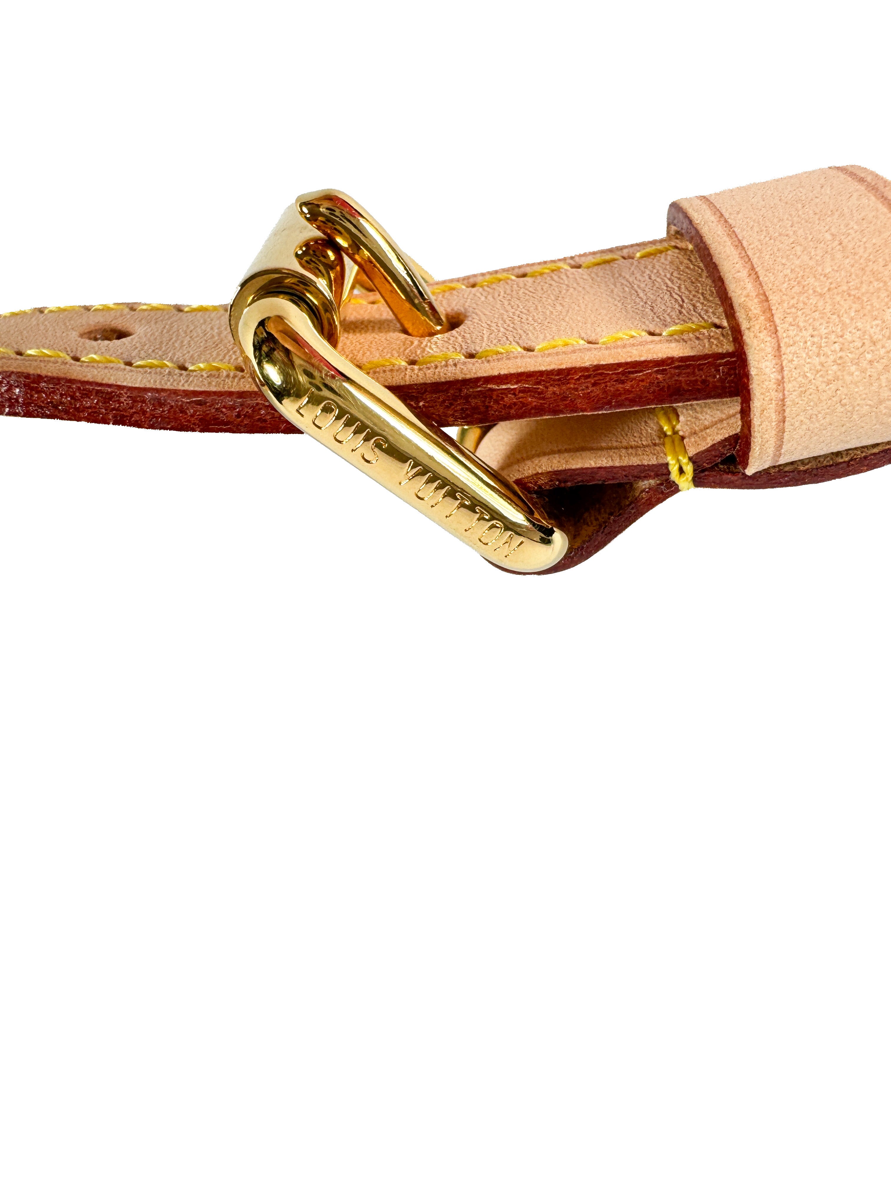 Louis Vuitton vachetta shoulder strap