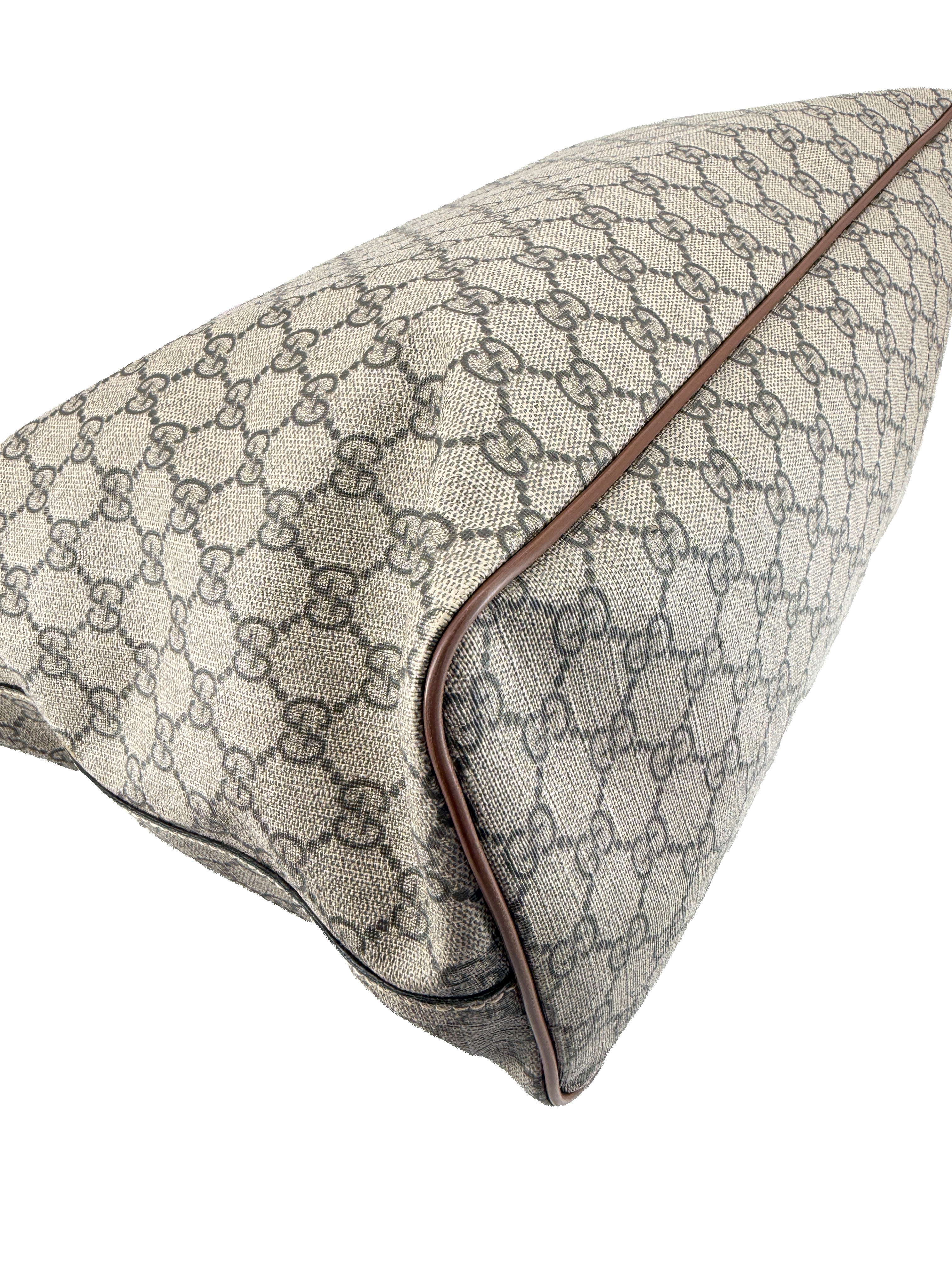 Gucci brown GG medium soft tote 453705 493075