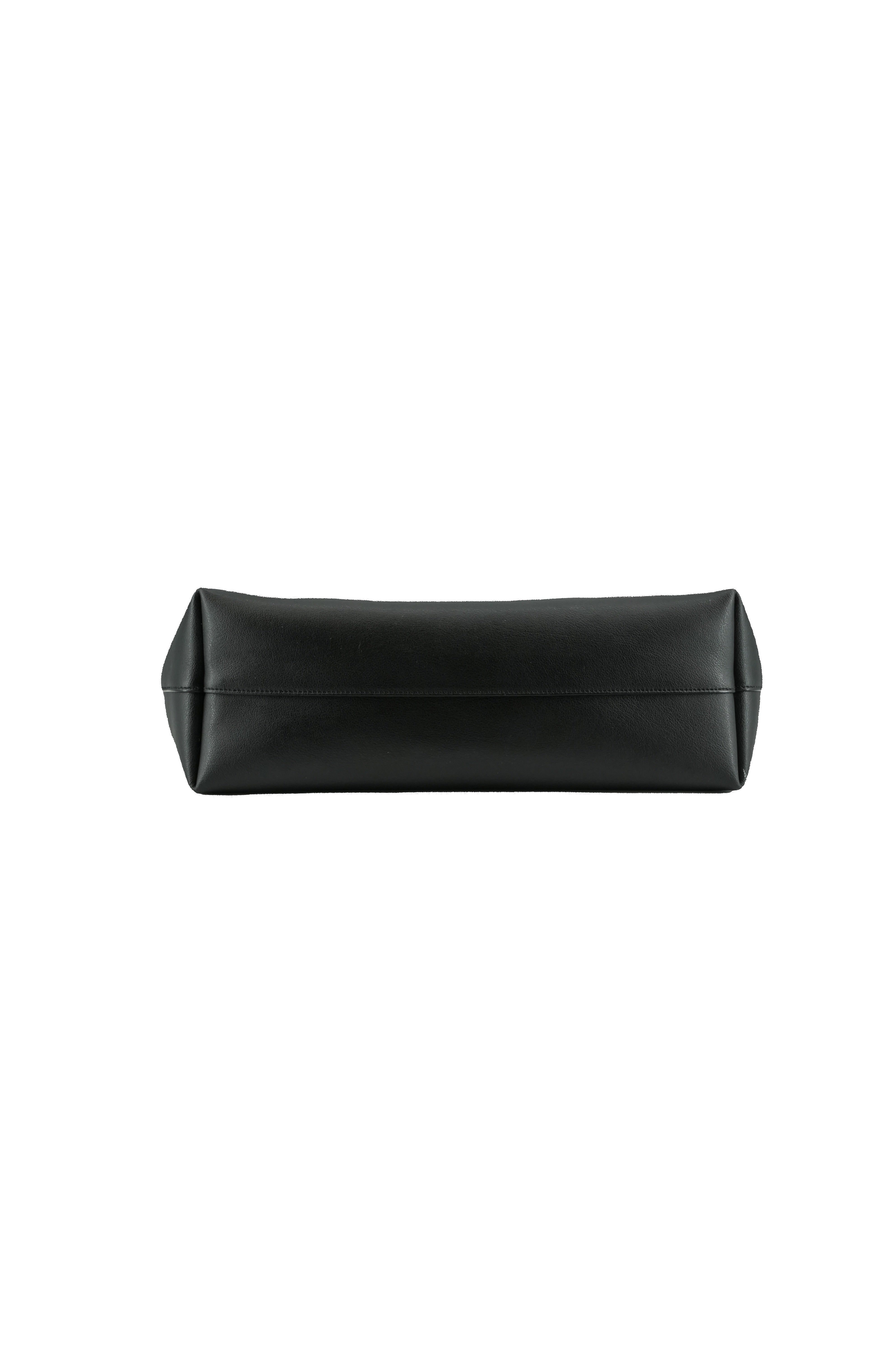 Saint Laurent black leather shopping tote TCT600281-0722