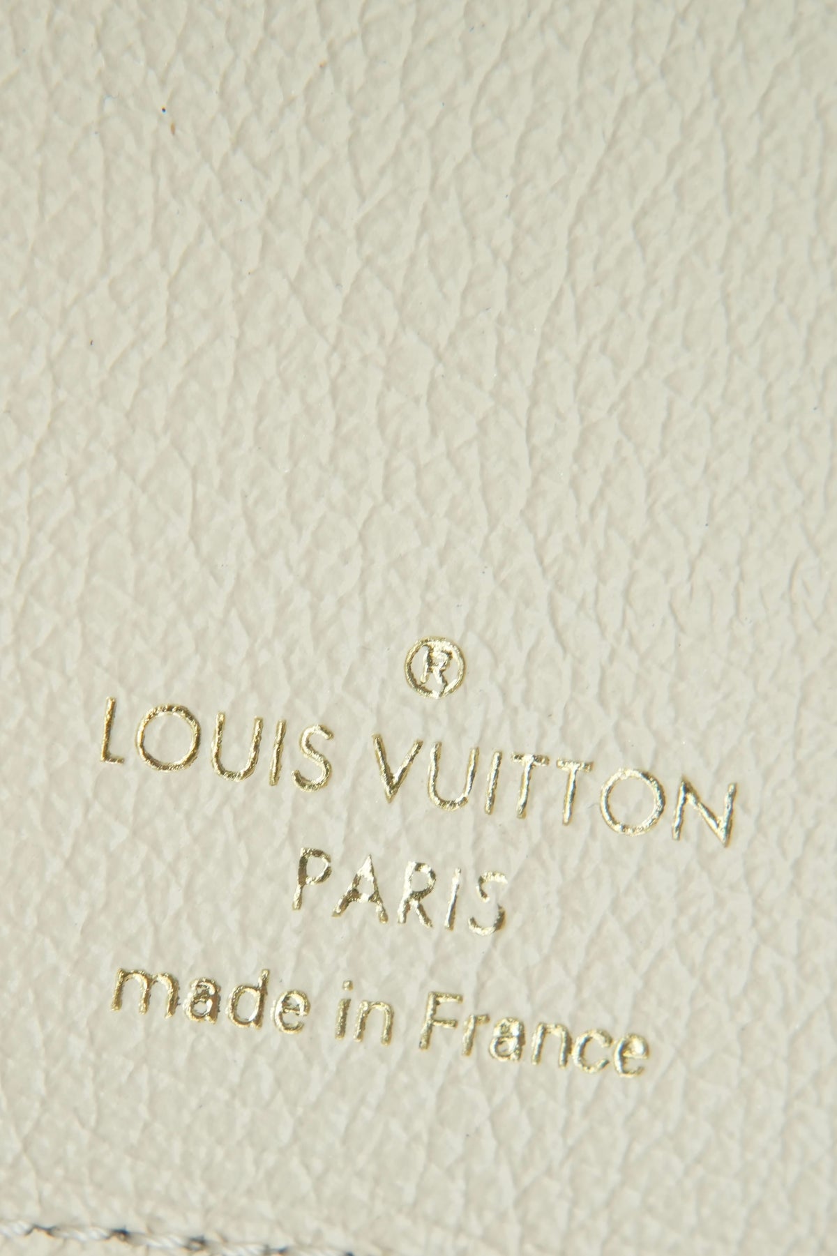 Louis Vuitton cream empreinte Victorine wallet NFC