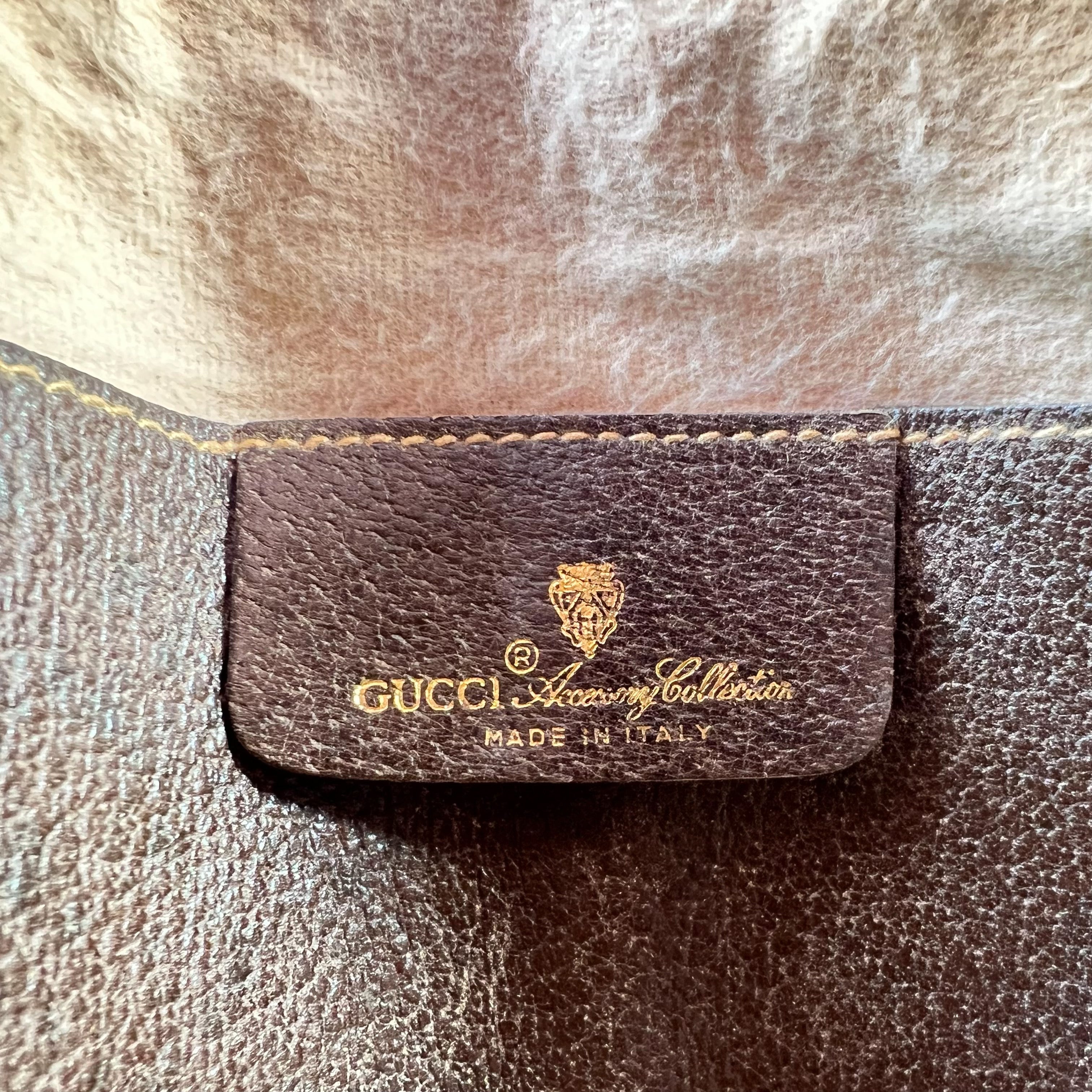 Gucci brown vintage sherry line crossbody 80402047