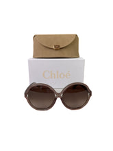 Chloe antique rose round sunglasses CE742sa