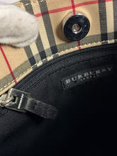 Burberry nova check mini canvas tote