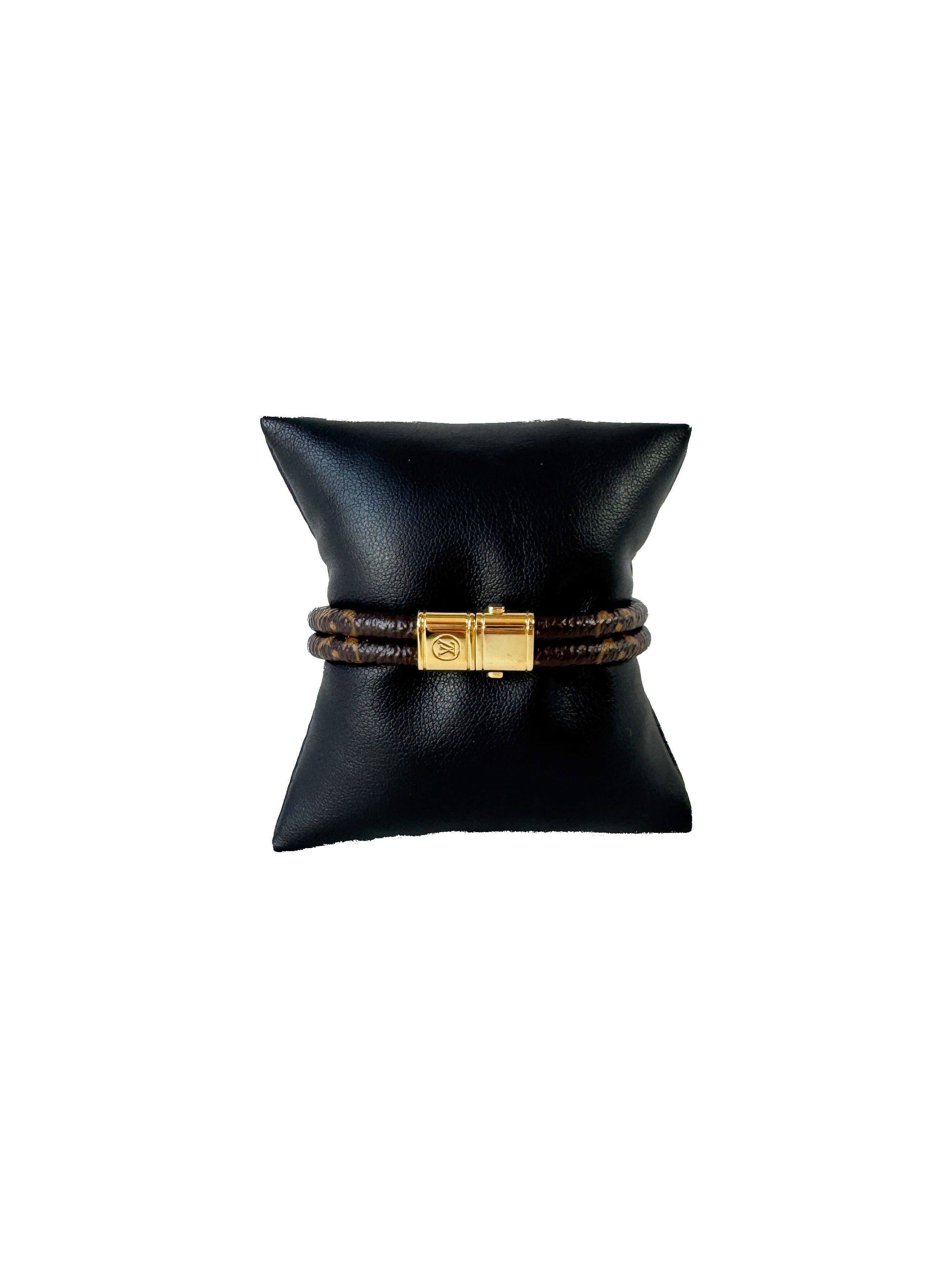 Louis Vuitton monogram Keep it Twice bracelet BC0126