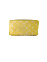 Louis Vuitton yellow empreinte monogram Spring in the City zippy wallet (microchipped)