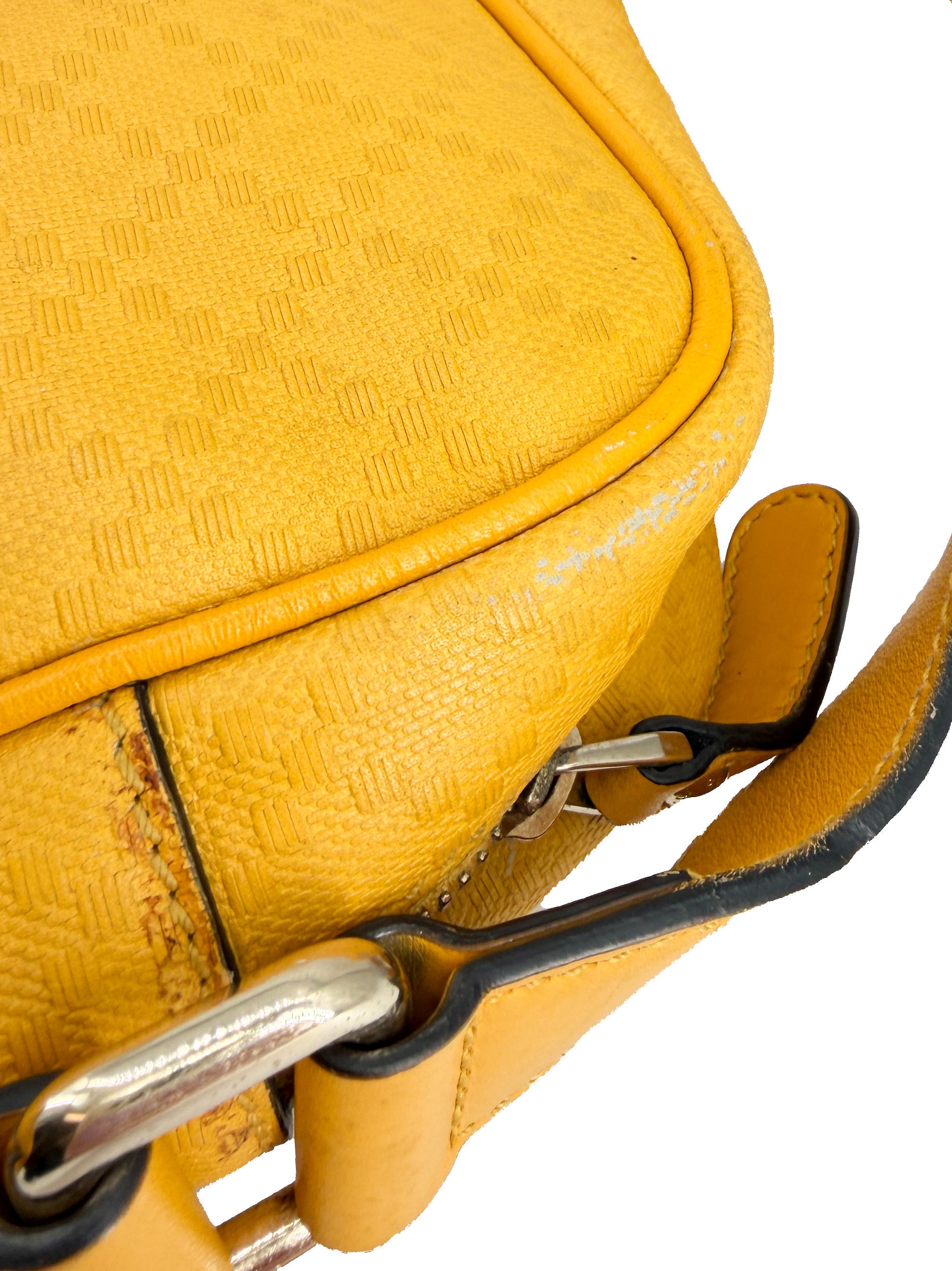 Gucci yellow Diamante leather crossbody 201448 493075