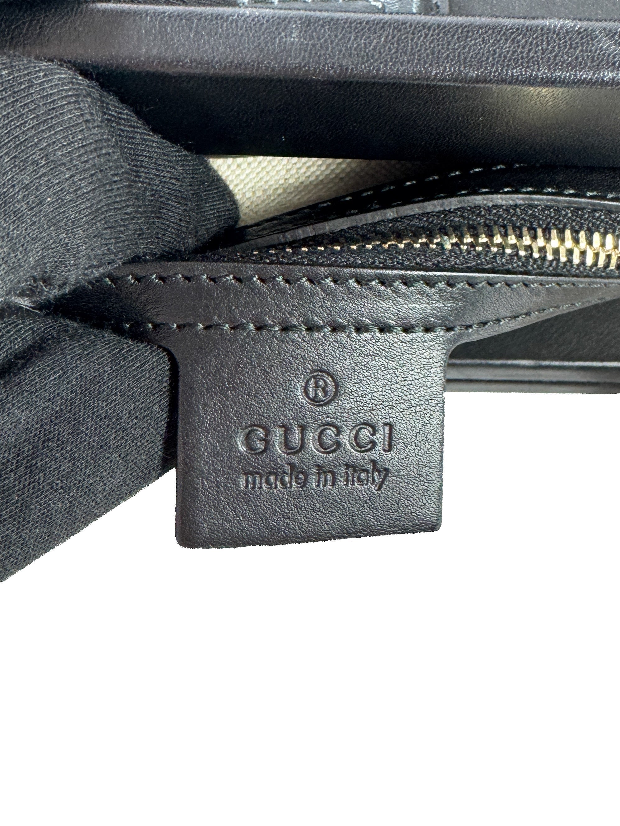 Gucci black Bamboo Bold top handle tote 296860502752