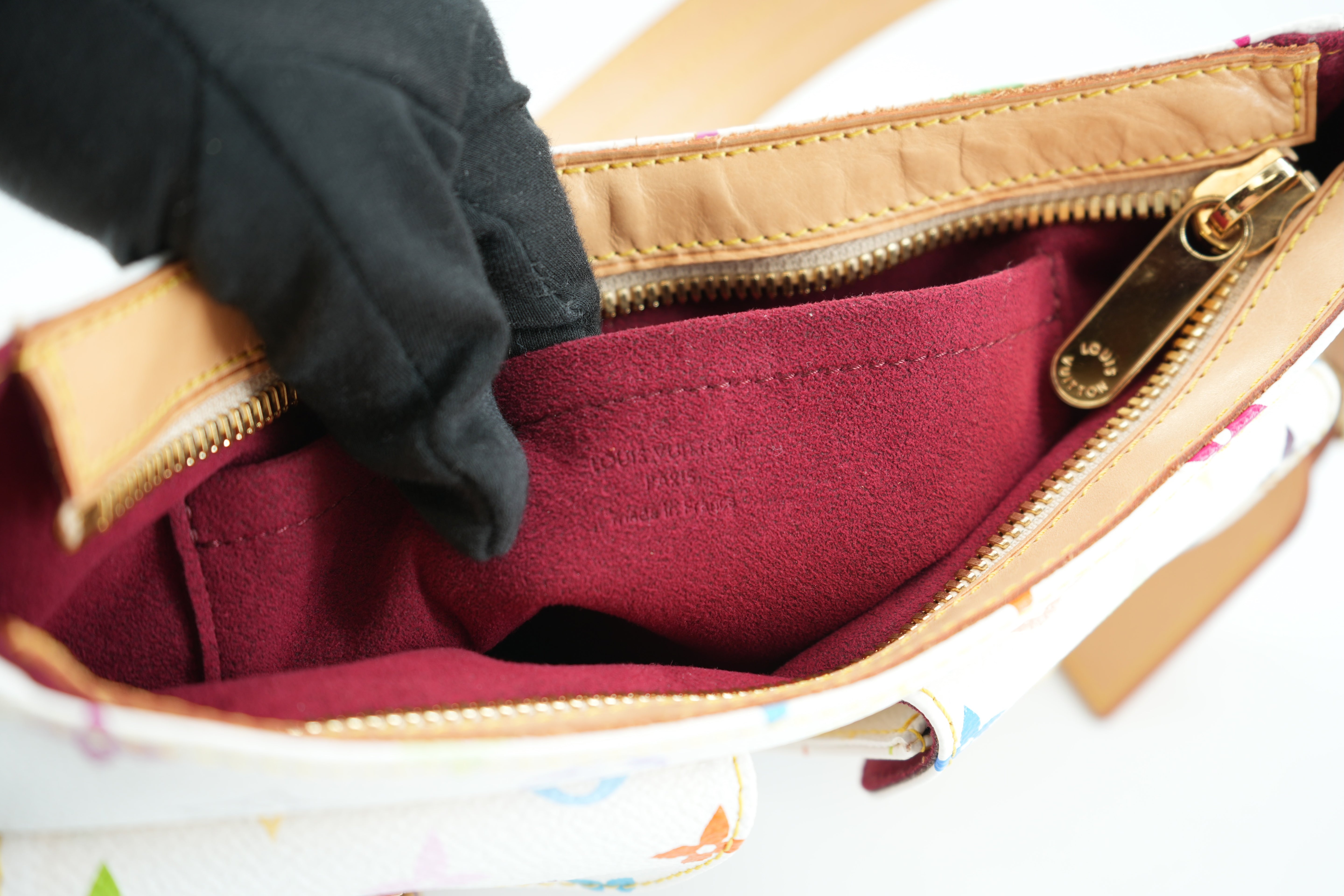 Louis Vuitton white multicolor Lodge PM LD0033