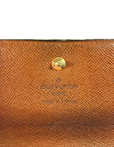 Louis Vuitton Monogram Portefeuille Elise Leather Wallet TH0956