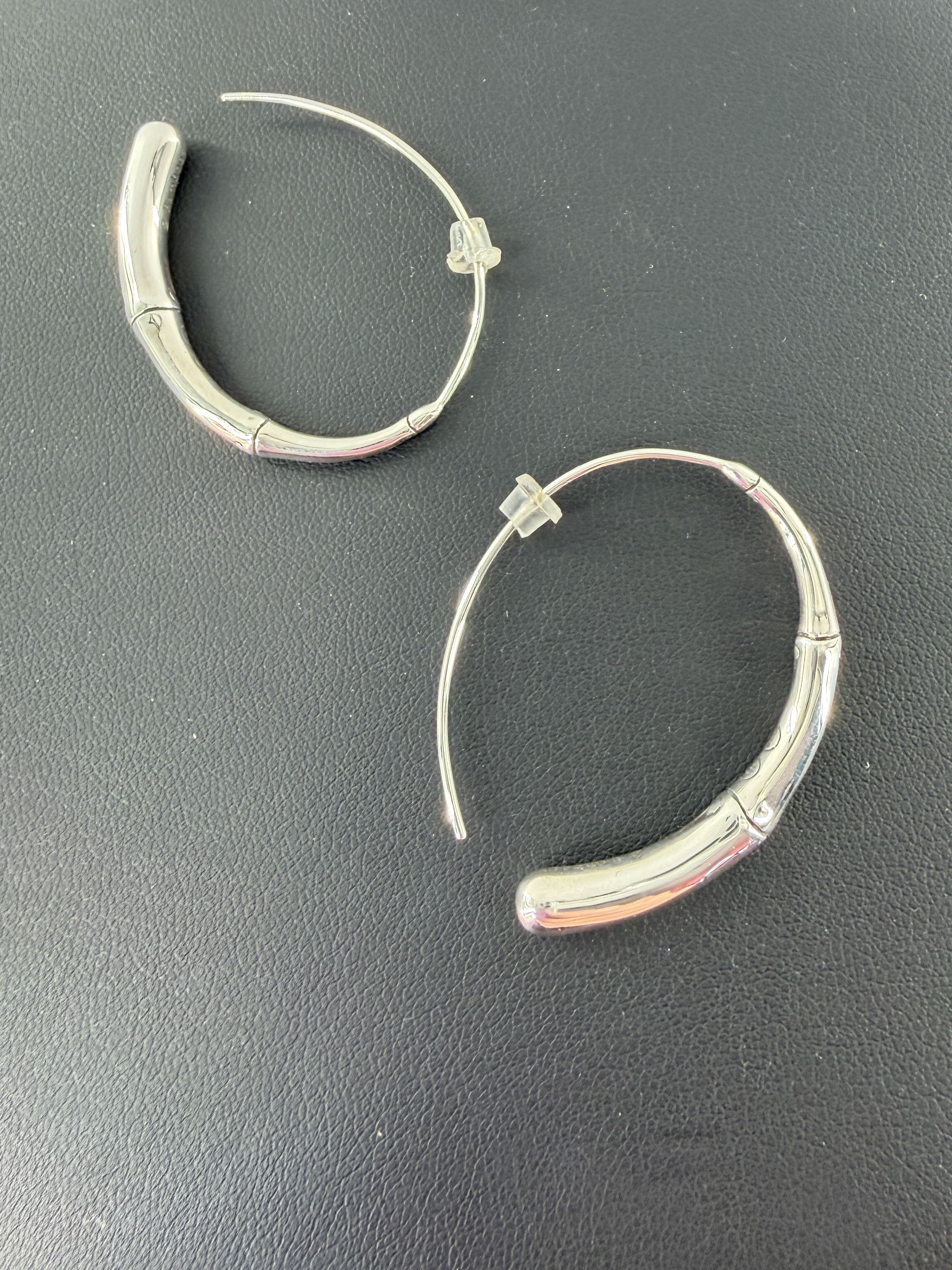 John Hardy sterling silver Bamboo 2 earrings