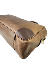 Celine 2 tone brown leather bag WPA0140