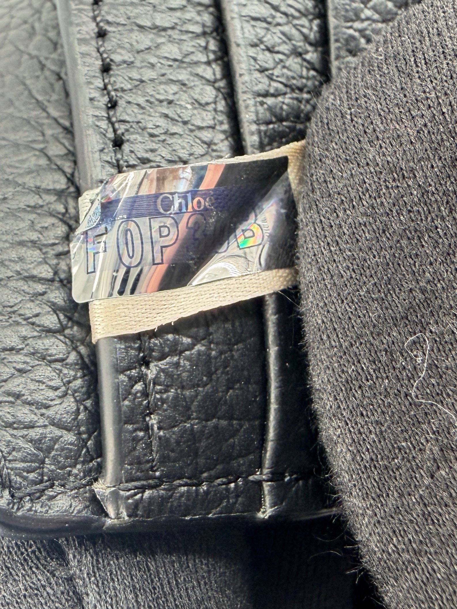 Chloé black leather medium Marcie compact wallet