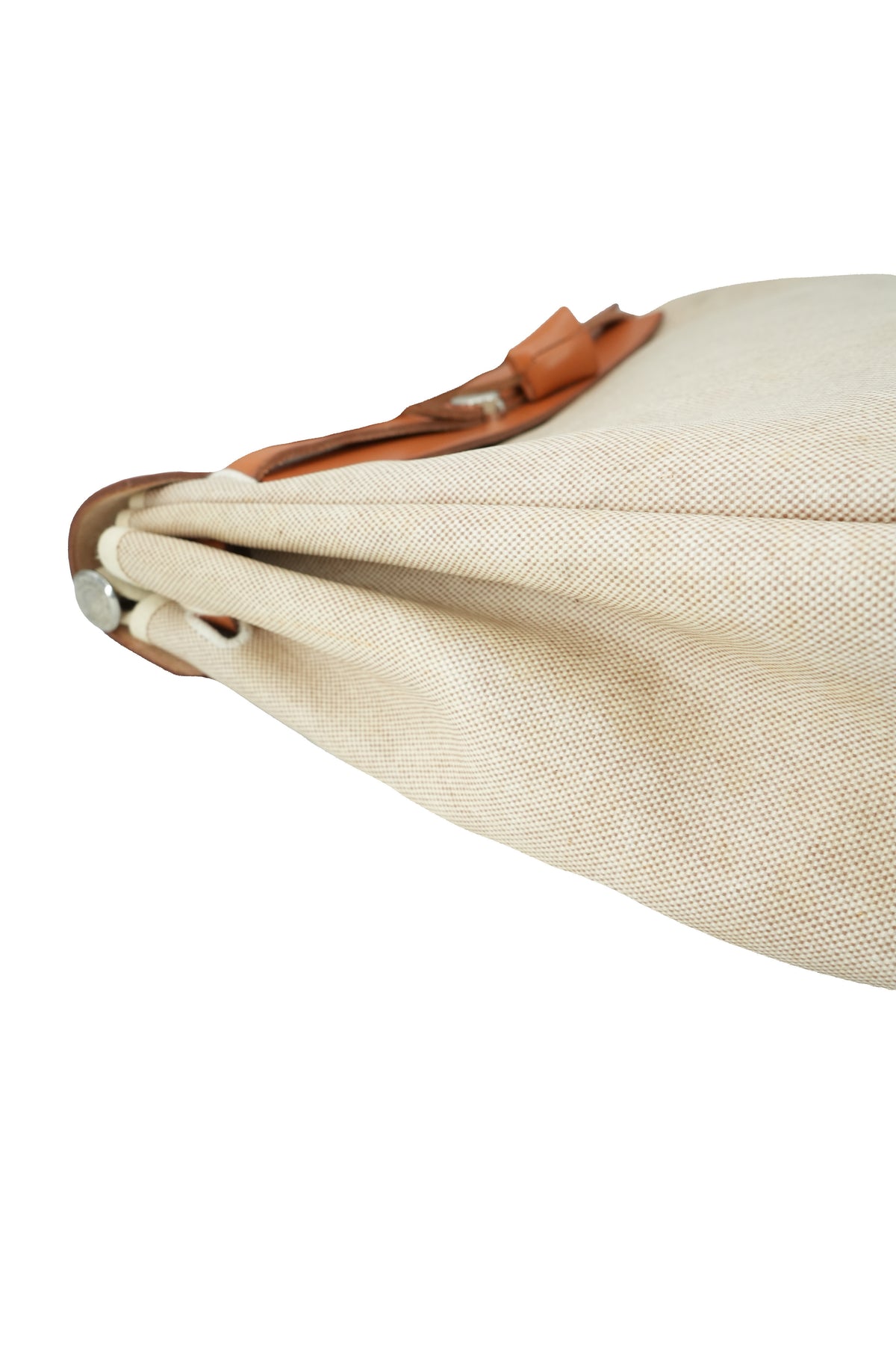 Hermès cream canvas Herbag with extra shell