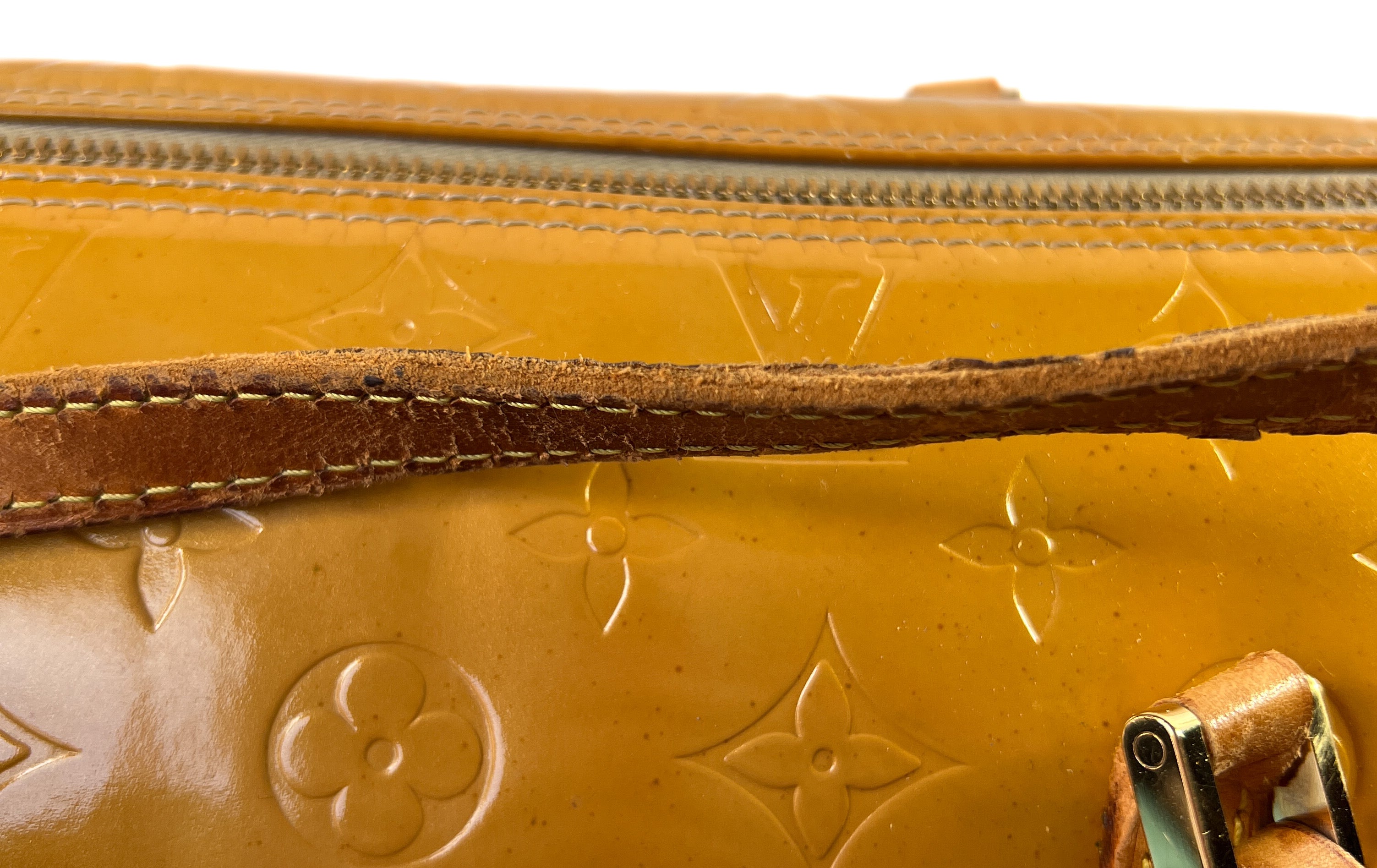 Louis Vuitton vernis yellow Bedford 2000