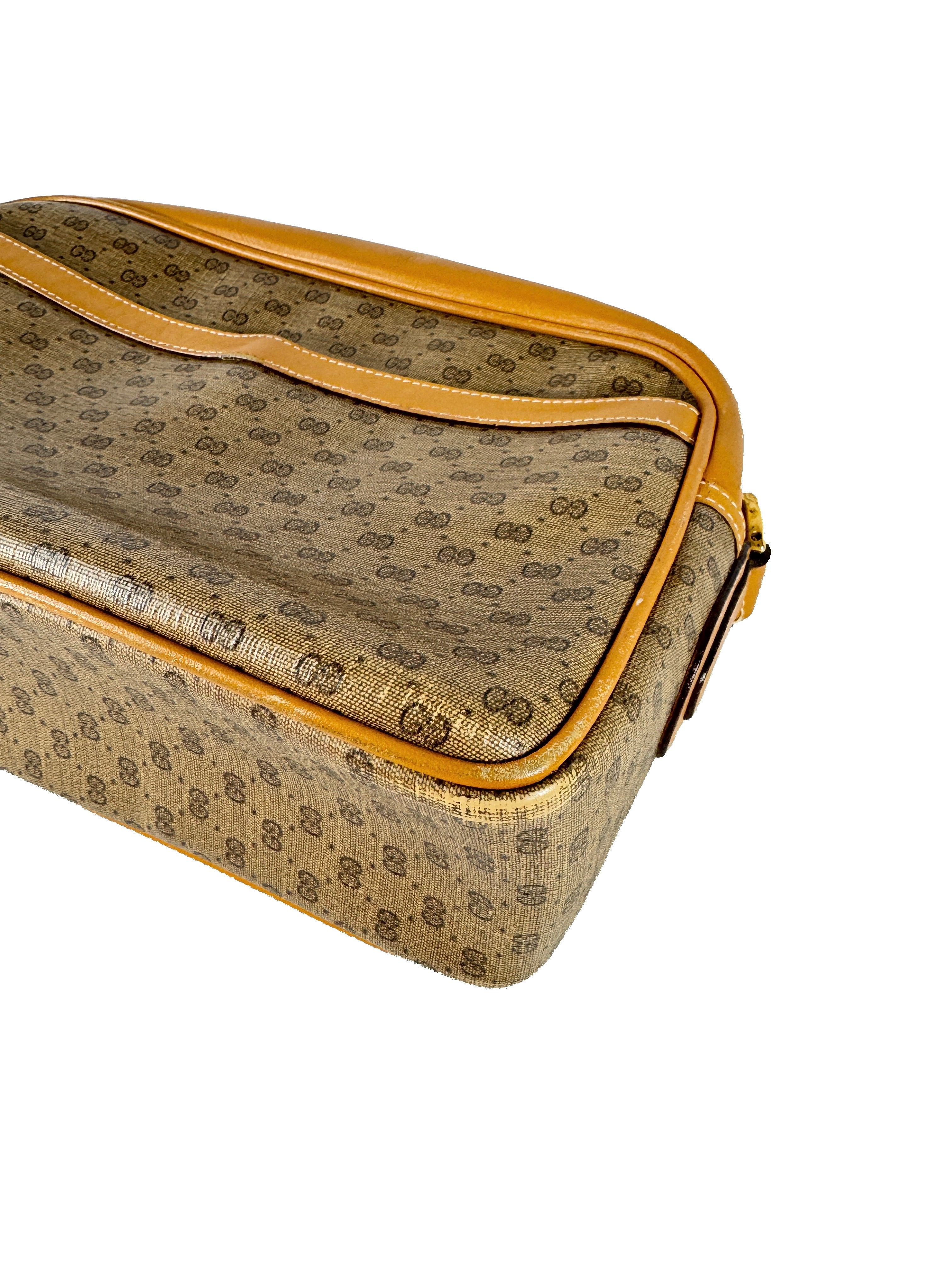 Gucci brown micro GG crossbody 001-113-0942