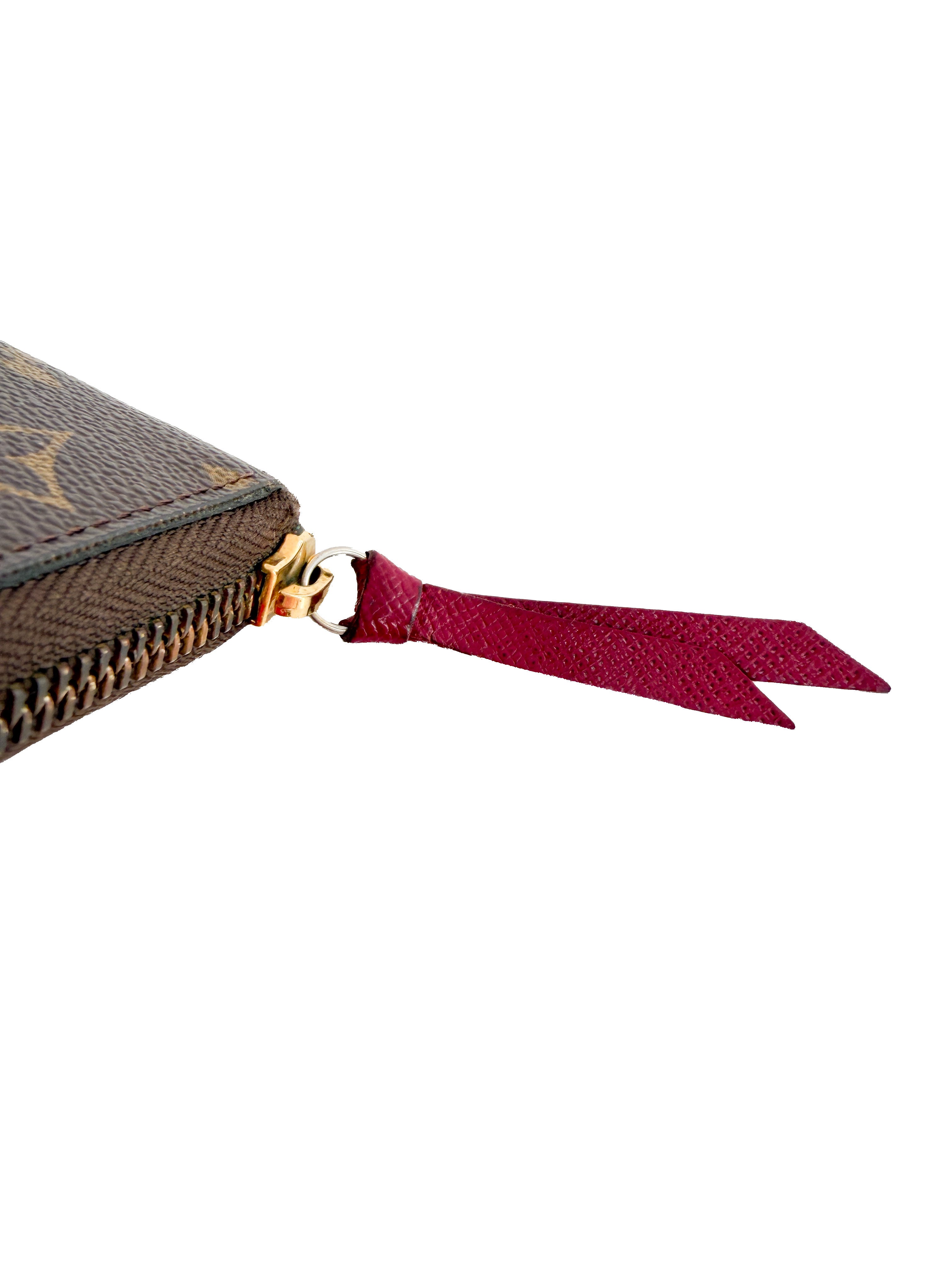 Louis Vuitton monogram Clemence wallet berry SP4197