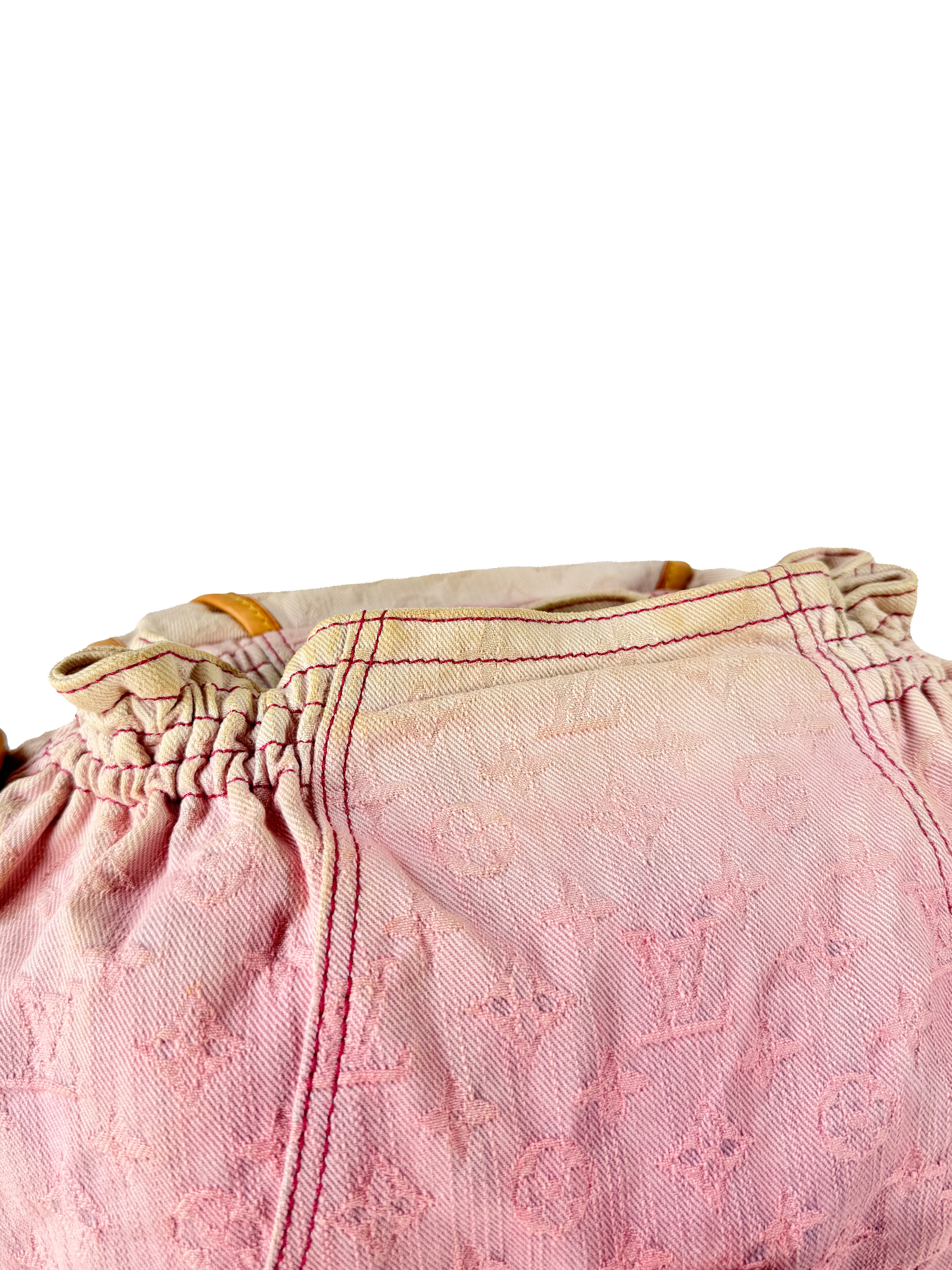 Louis Vuitton Sunshine pink denim monogram FL0130