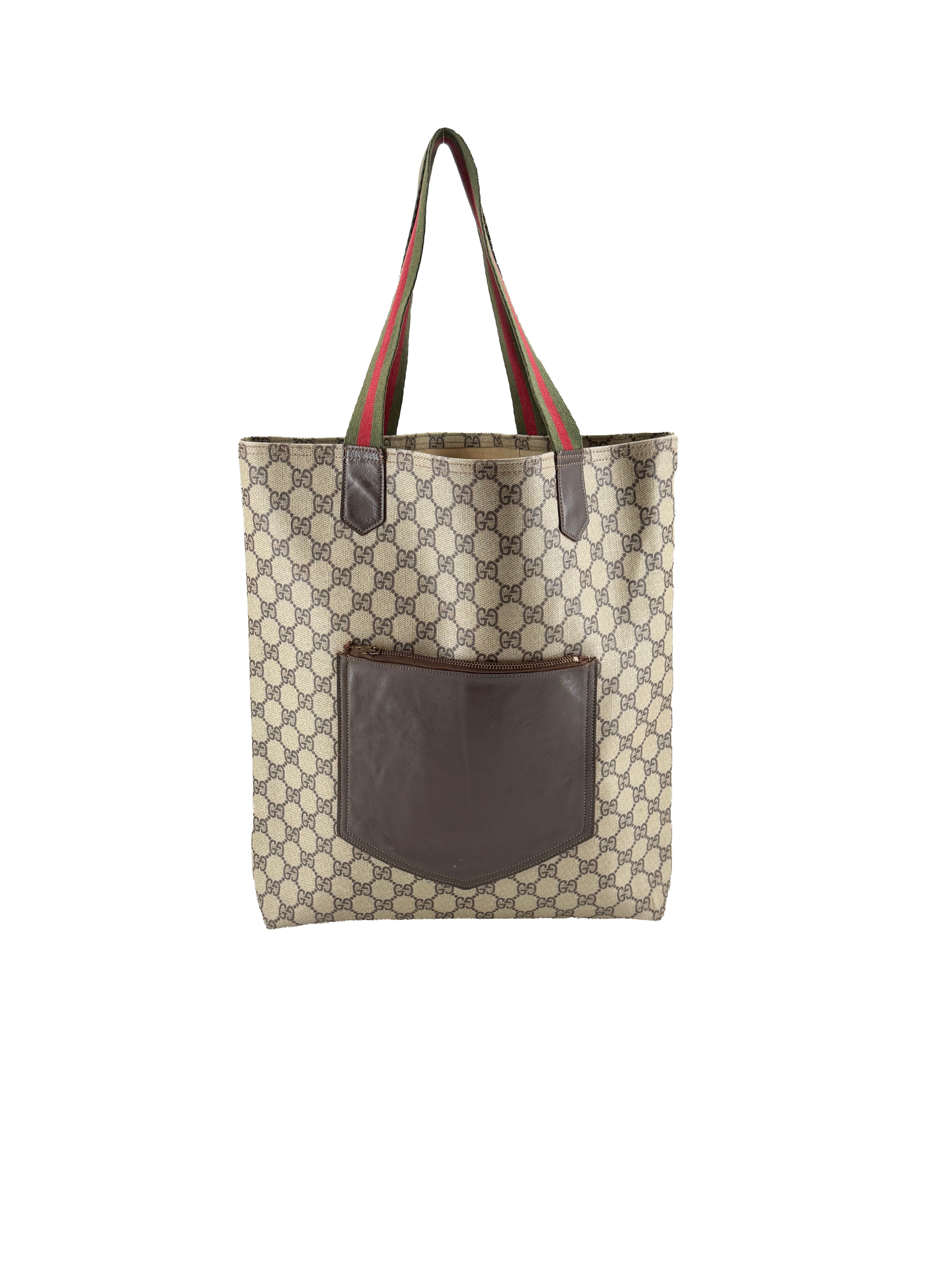 Gucci brown GG vintage tote
